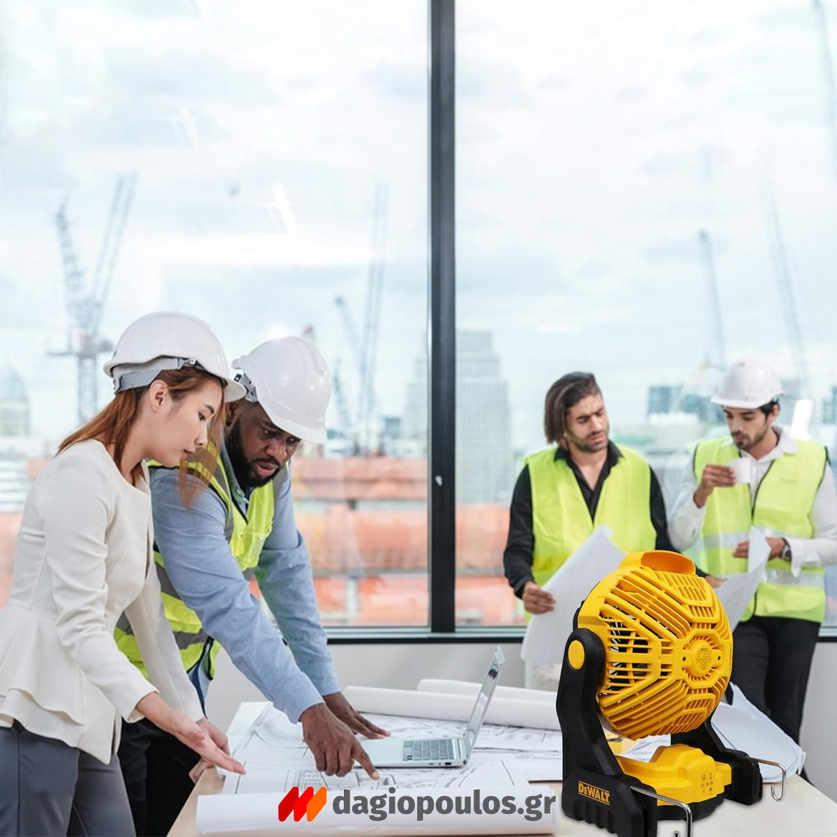 DeWalt DCE512N-XJ Brushless Ανεμιστήρας Μπαταρίας 18V Li-Ion Solo