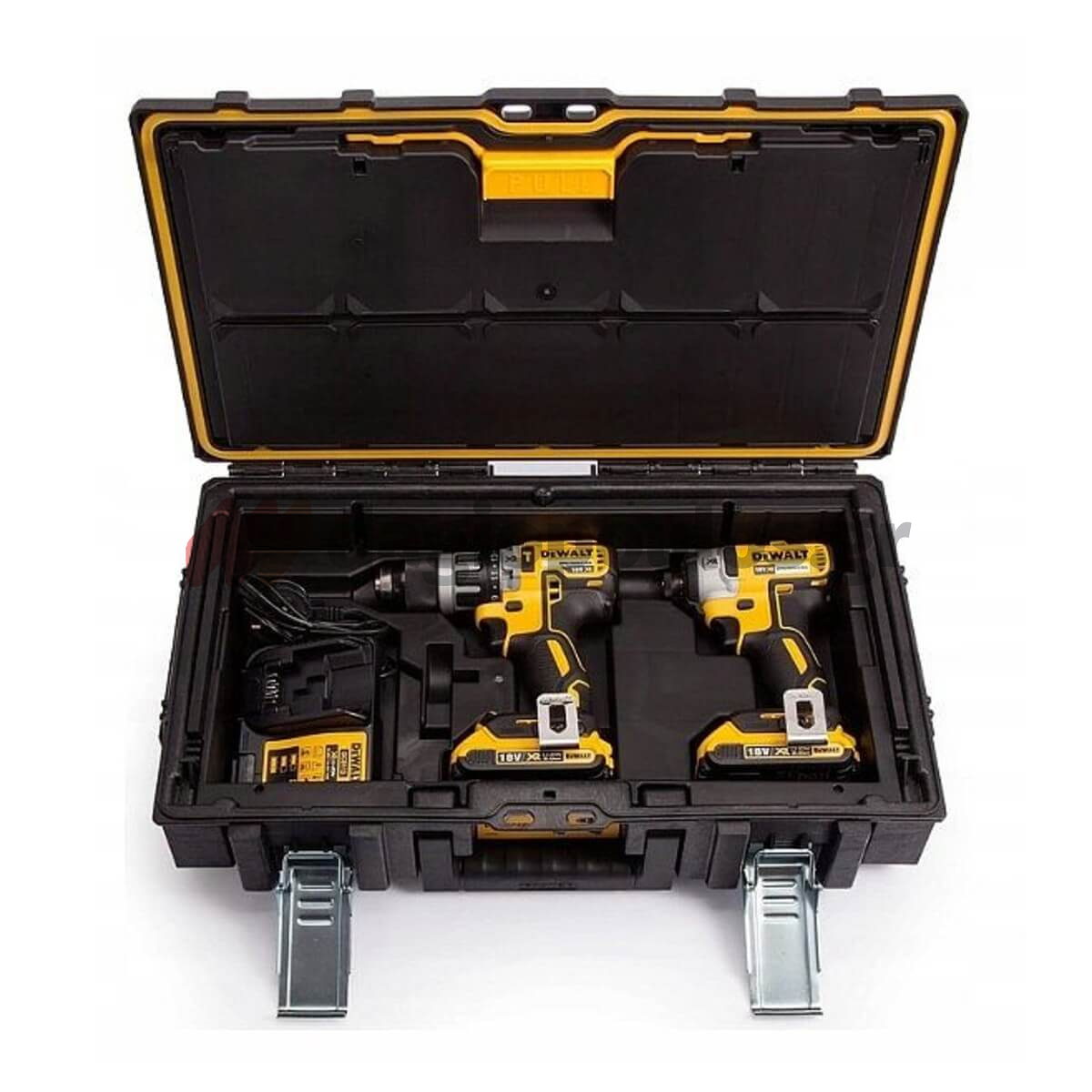 DeWalt DCK266P2 Brushless Συλλογή Κρουστικό Δραπανοκατσάβιδο & Παλμικό Κατσαβίδι 18V Li-Ion 2 Μπαταρίες 5.0Ah & Βαλίτσα T-Stak