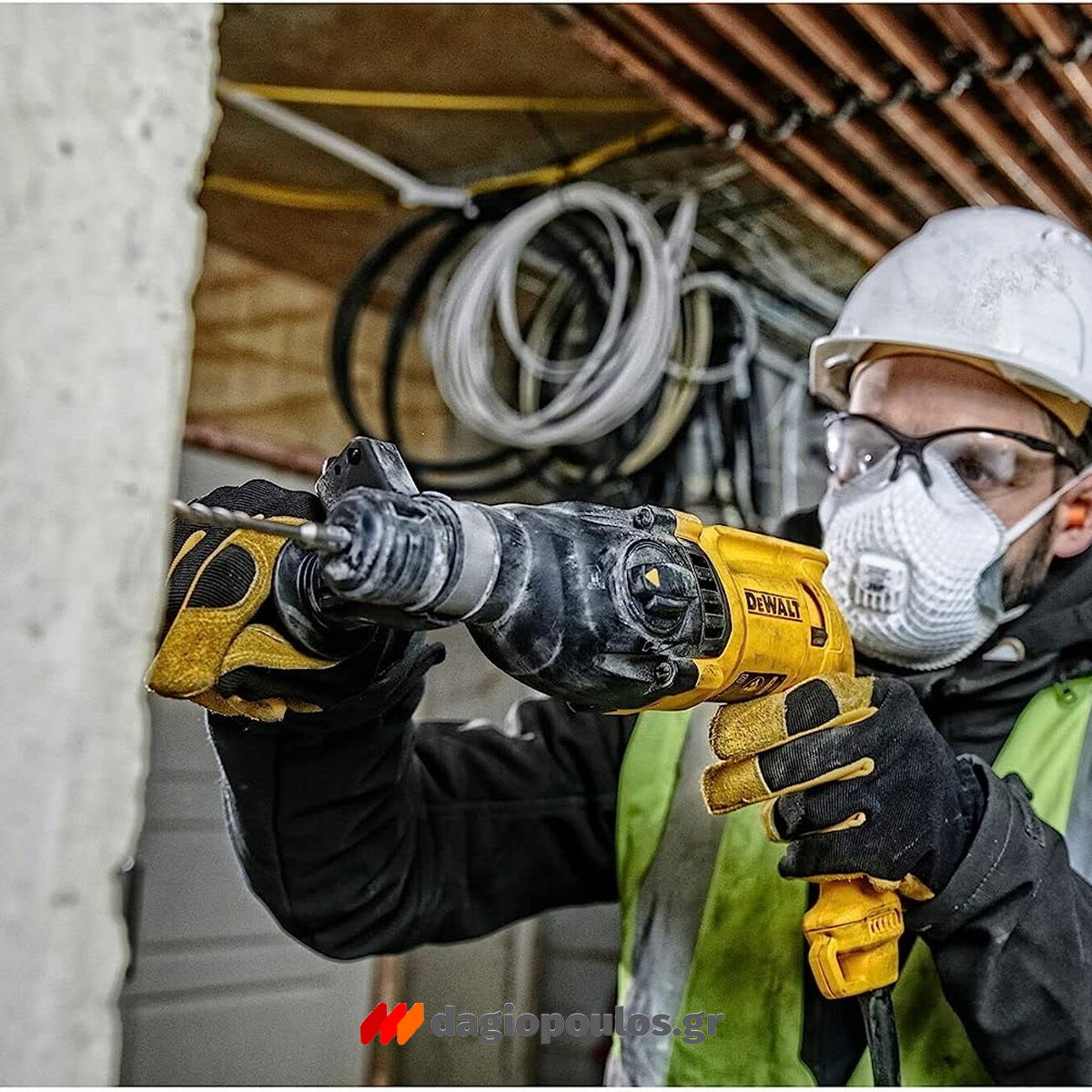 DeWalt D25033K-QS SDS Plus Ηλεκτρικό Σκαπτικό Περιστροφικό Πνευματικό Πιστολέτο 710W 2.0J & Βαλίτσα