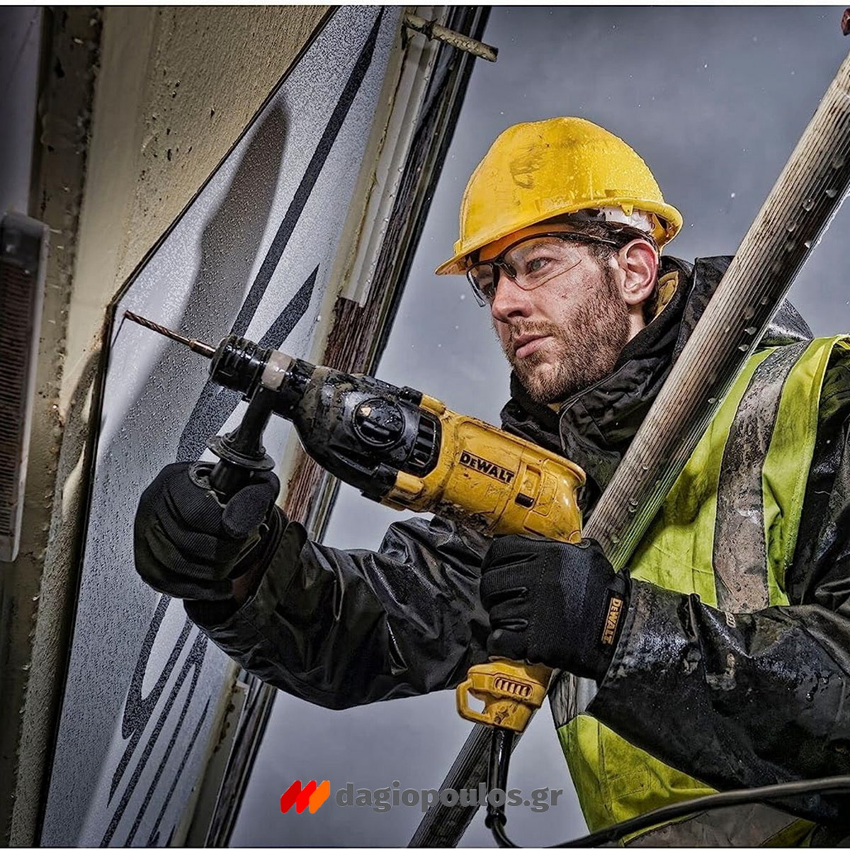 DeWalt D25033K-QS SDS Plus Ηλεκτρικό Σκαπτικό Περιστροφικό Πνευματικό Πιστολέτο 710W 2.0J & Βαλίτσα