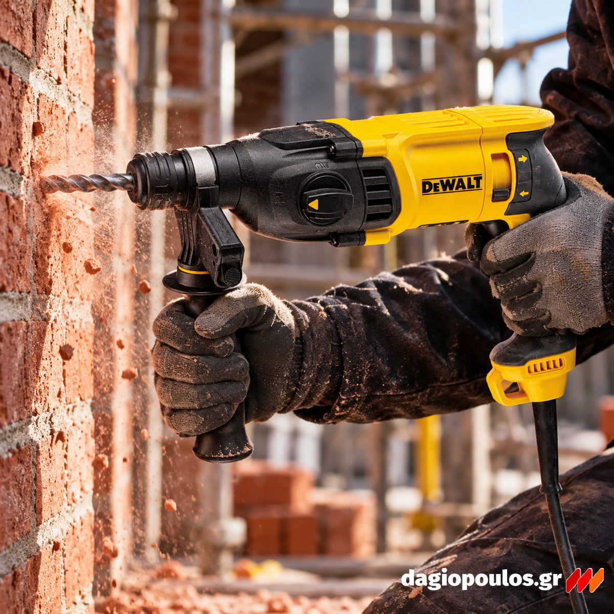 DeWalt D25133K-QS SDS Plus Ηλεκτρικό Σκαπτικό Περιστροφικό Πνευματικό Πιστολέτο 800W 2.6J Με Βαλίτσα