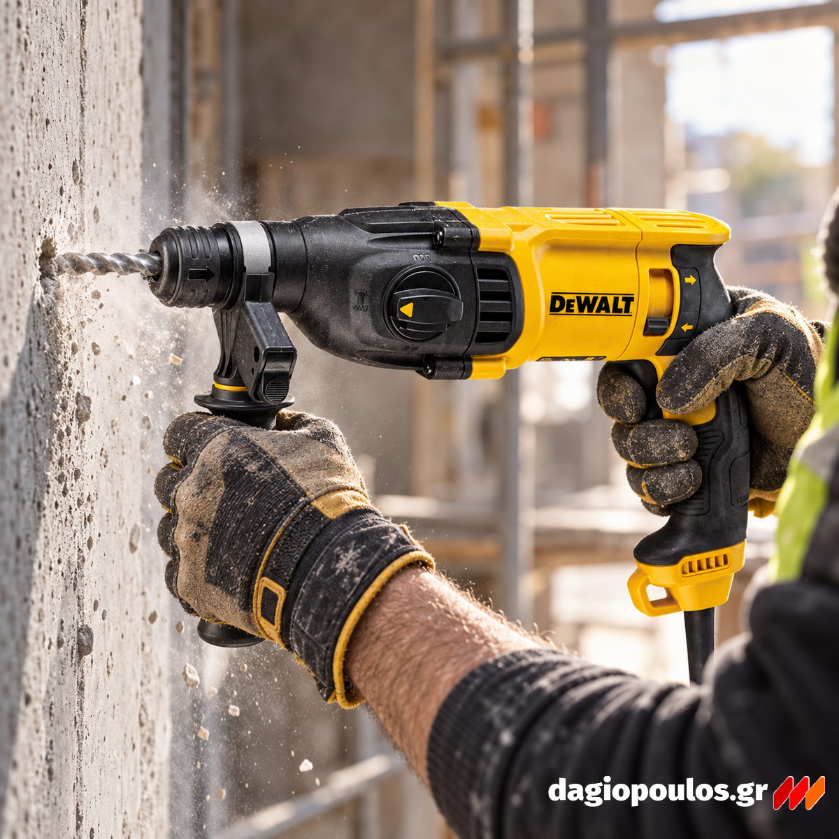 DeWalt D25133K-QS SDS Plus Ηλεκτρικό Σκαπτικό Περιστροφικό Πνευματικό Πιστολέτο 800W 2.6J Με Βαλίτσα