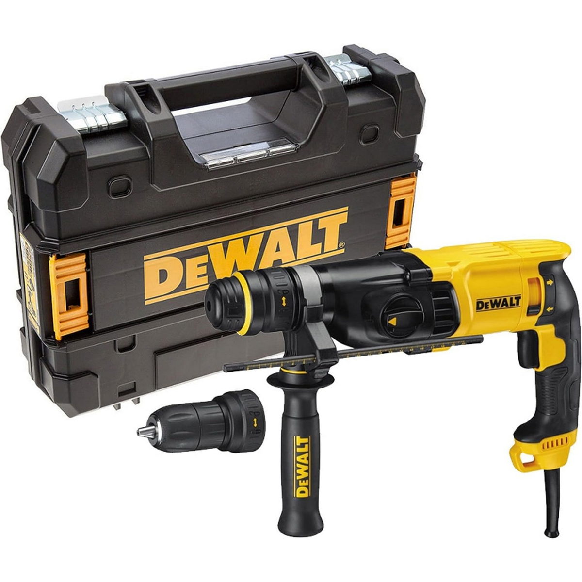 DeWalt D25134K SDS Plus Ηλεκτρικό Πνευματικό Πιστολέτο 2.8J 800W & Βαλίτσα T-Stak EXTRA Τσοκ