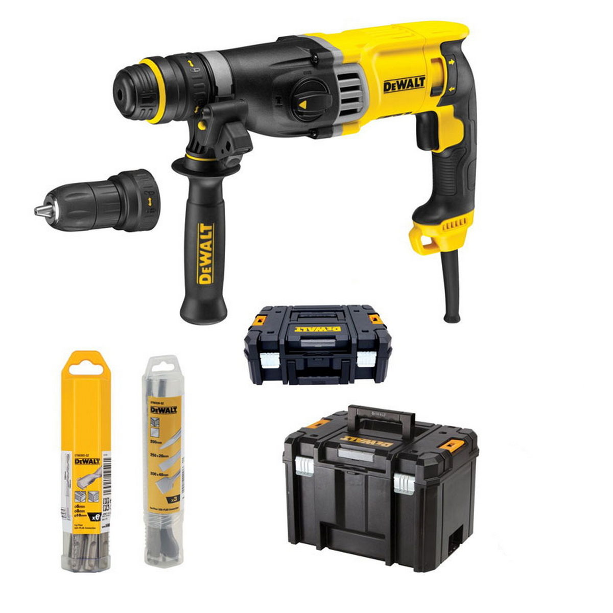 DeWalt D25144K1 SDS Plus Ηλεκτρικό Πνευματικό Πιστολέτο 900W Με Βαλίτσα T-Stak & Μπαούλο