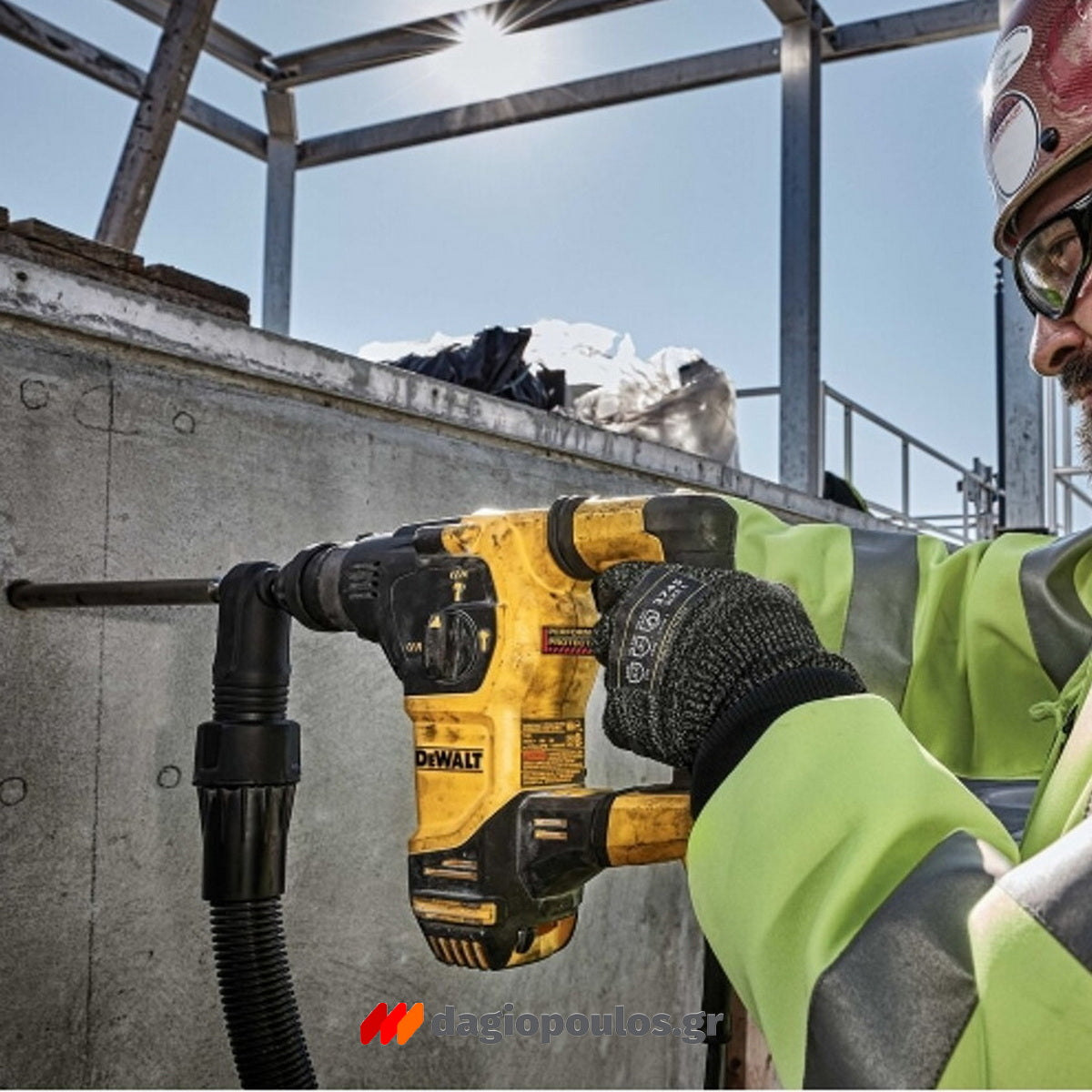 DeWalt D25333K-QS SDS Plus Brushless Σκαπτικό Κρουστικό Πνευματικό Πιστολέτο 950W 3.7Kgr 3.5J