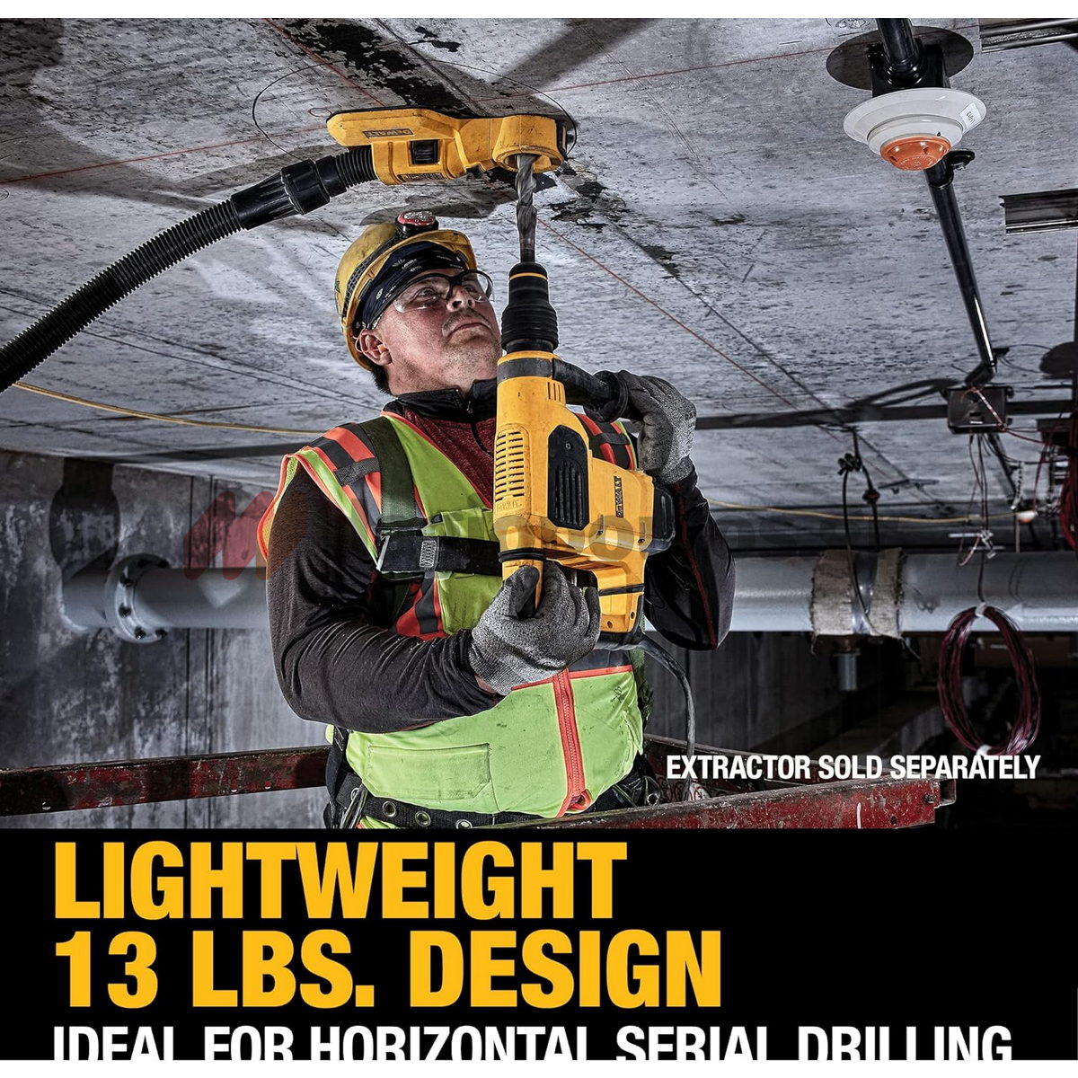 DeWalt D25481K-QS SDS Max Σκαπτικό Κρουστικό Περιστροφικό Πνευματικό Πιστολέτο 1050W 5.9kg 6.1J