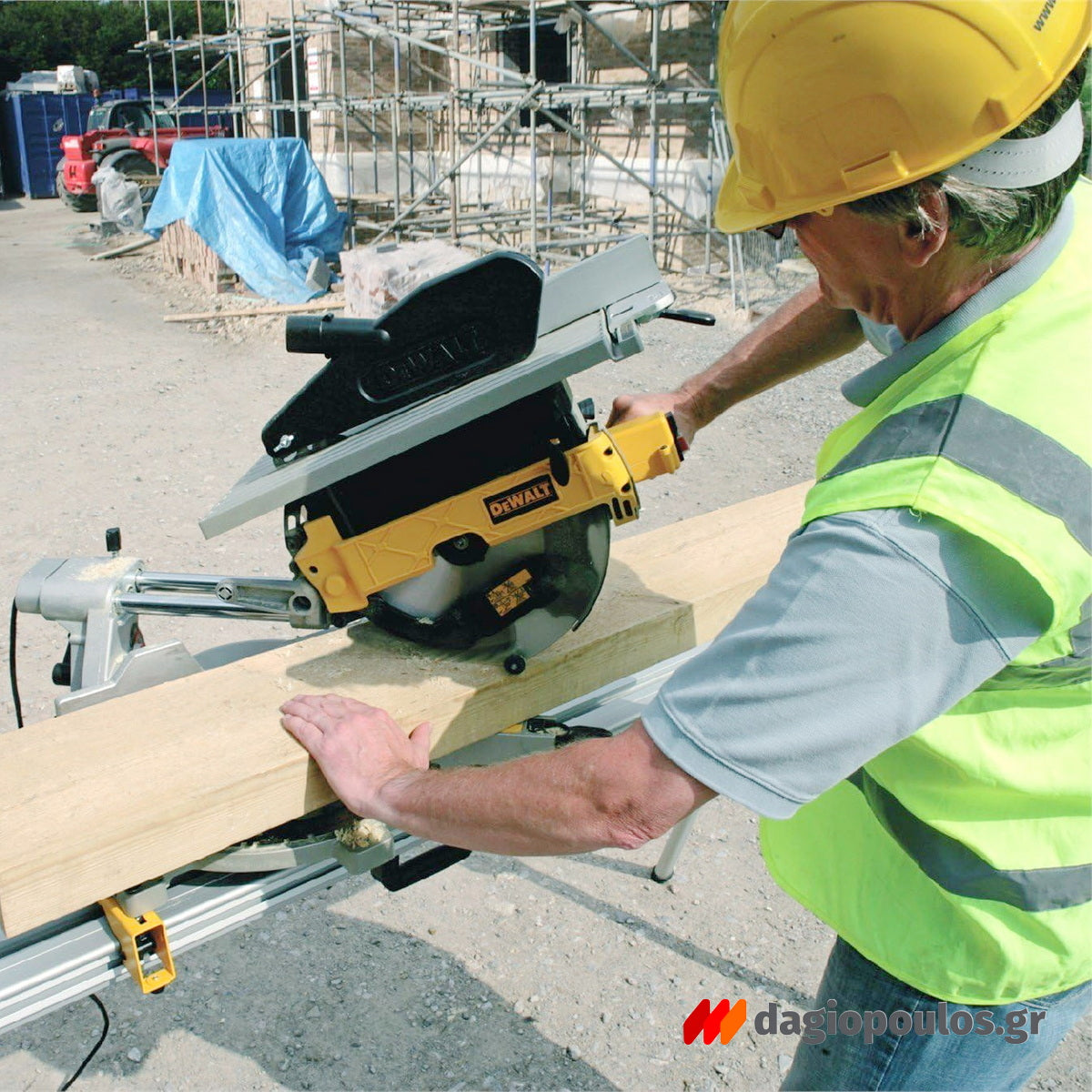 DeWalt D27112-QS Ηλεκτρικό Συρόμενο Φαλτσοπρίονο (Radial) Δύο Εργασιών 1600W 305mm