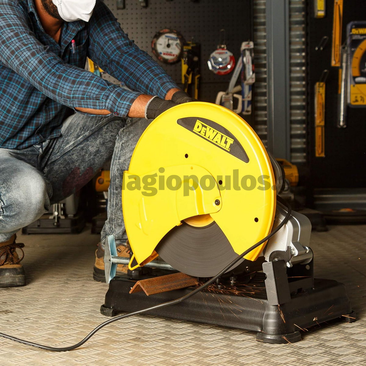 DeWalt D28730-QS Επαγγελματικό Ηλεκτρικό Δισκοπρίονο Φαλτσοκόφτης Μετάλλων 2300W 355mm