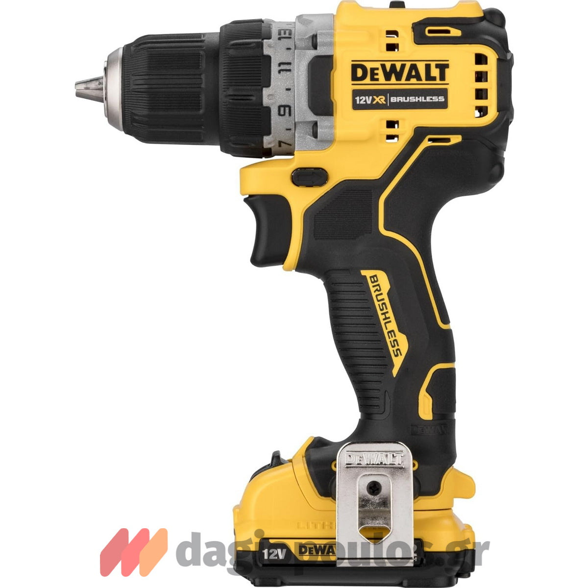 DeWalt DCK2110L2T Συλλογή Brushless Δραπανοκατσάβιδο Μπαταρίας & Παλμικό Κατσαβίδι 12V Li-Ion Με 2 Μπαταρίες 3.0Ah & Βαλίτσα T-Stak