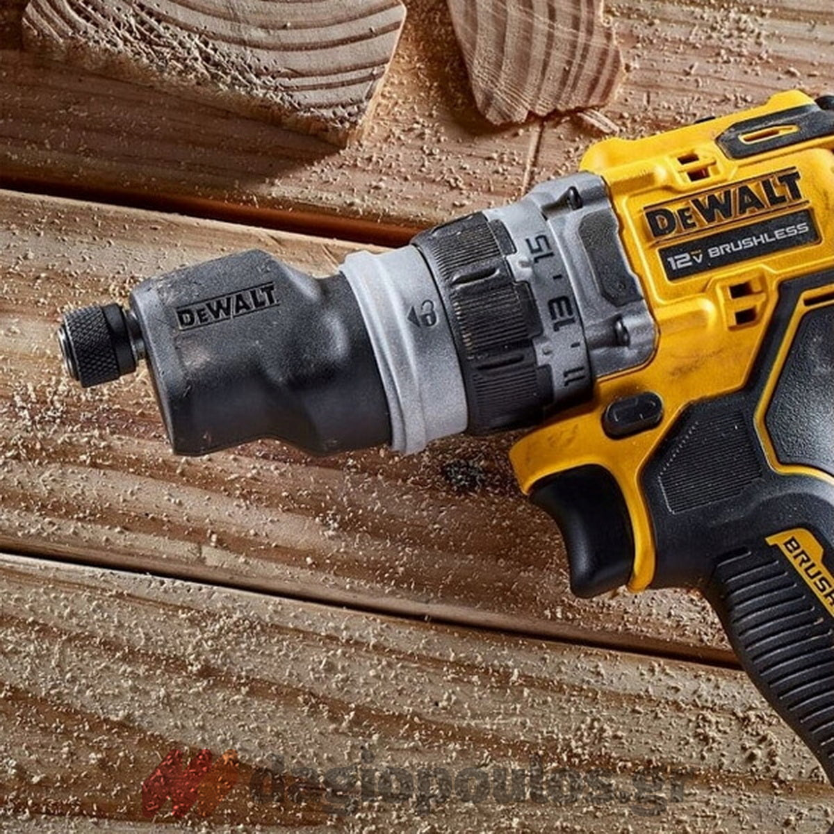 DeWalt DCD703NT Brushless Δραπανοκατσάβιδο Μπαταρίας 12V Li-Ion Με 4 Κεφαλές SOLO & Βαλίτσα T-Stak
