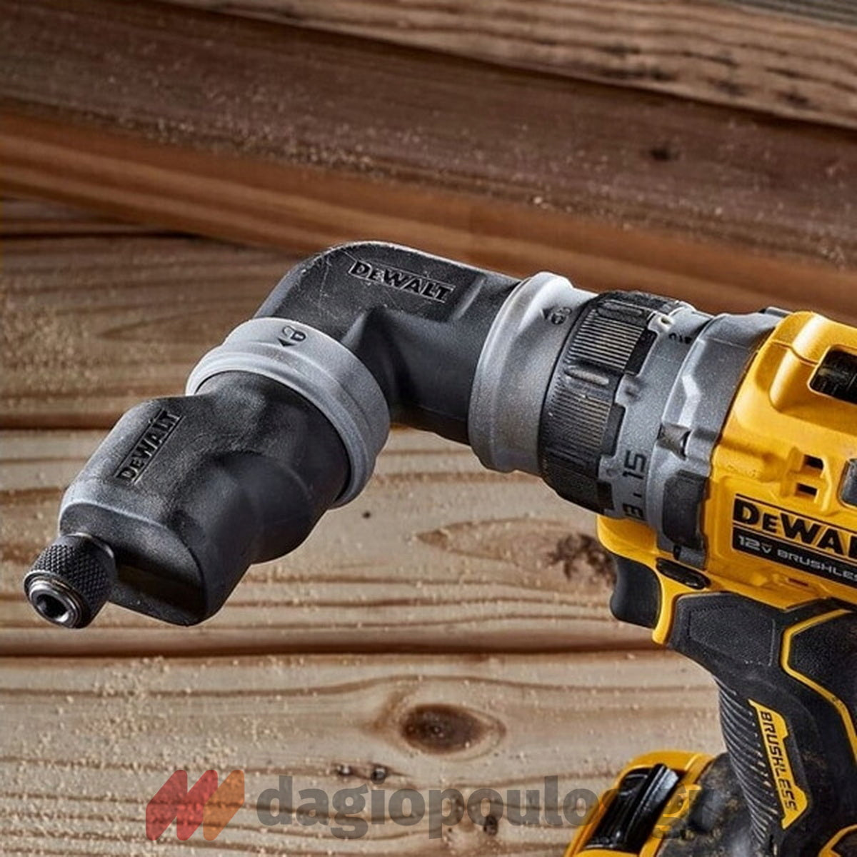 DeWalt DCD703NT Brushless Δραπανοκατσάβιδο Μπαταρίας 12V Li-Ion Με 4 Κεφαλές SOLO & Βαλίτσα T-Stak
