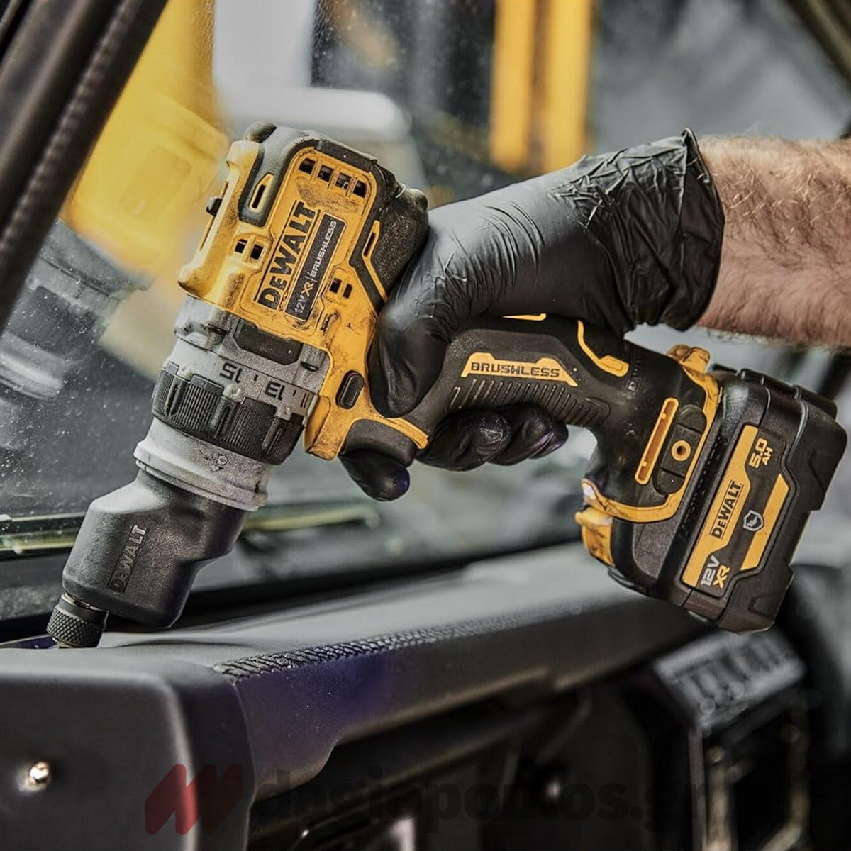 DeWalt DCD703NT Brushless Δραπανοκατσάβιδο Μπαταρίας 12V Li-Ion Με 4 Κεφαλές SOLO & Βαλίτσα T-Stak