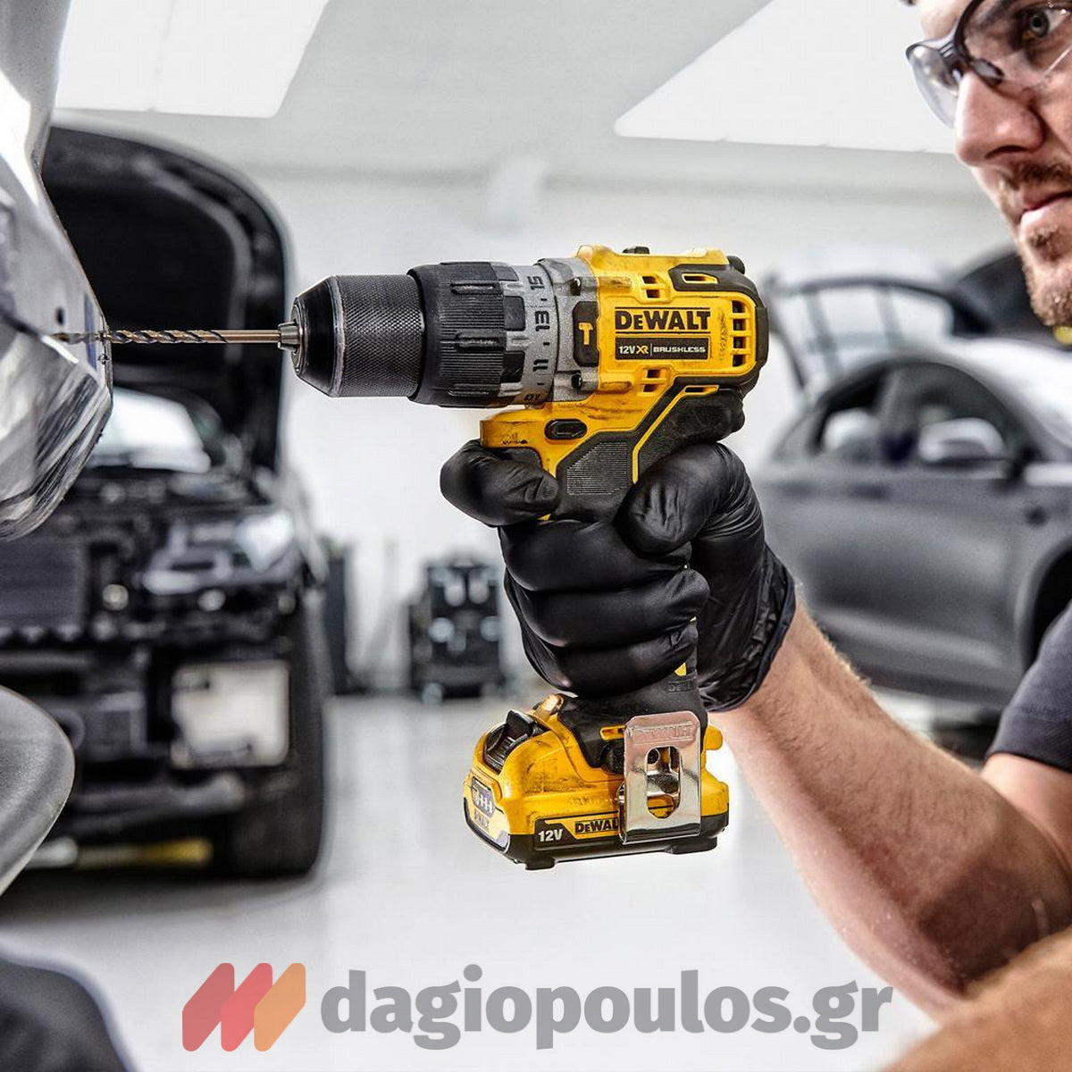 DeWalt DCD706D2-QW Brushless Κρουστικό Δραπανοκατσάβιδο Μπαταρίας 12V Li-Ion Με 2 Μπαταρίες 2.0Ah & Βαλίτσα T-Stak