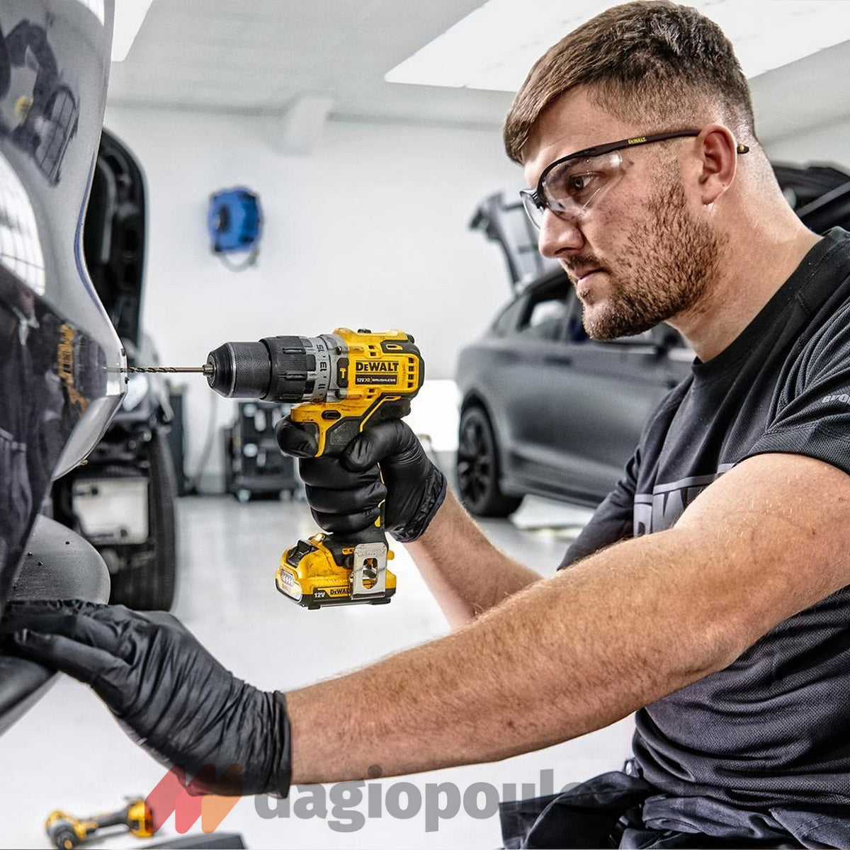 DeWalt DCD706D2-QW Brushless Κρουστικό Δραπανοκατσάβιδο Μπαταρίας 12V Li-Ion Με 2 Μπαταρίες 2.0Ah & Βαλίτσα T-Stak