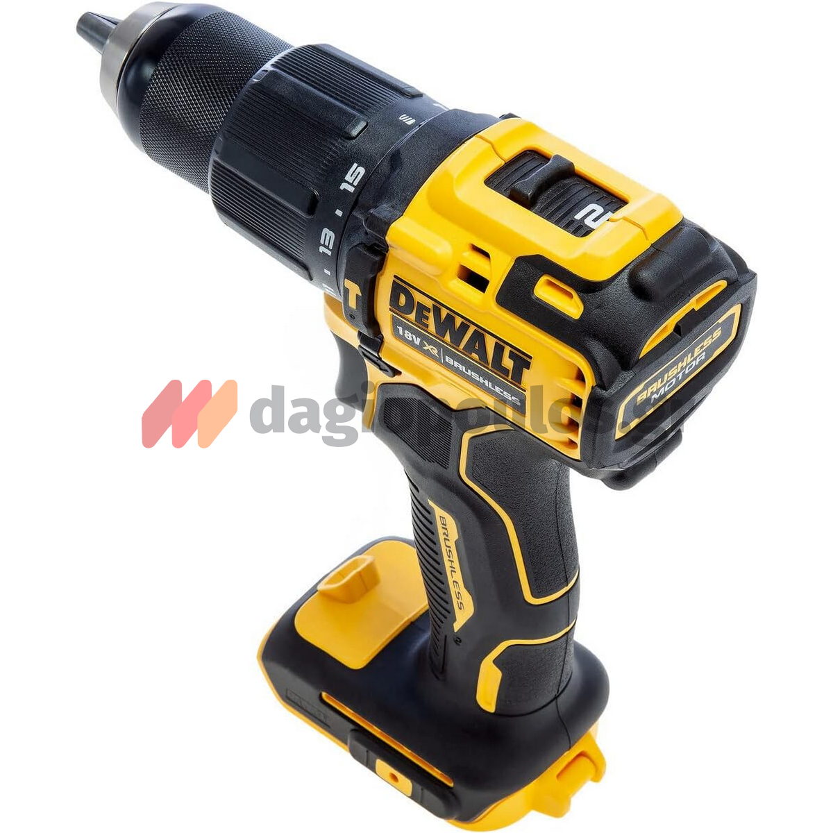 DeWalt DCD709P2T Brushless Κρουστικό Δραπανοκατσάβιδο Μπαταρίας 18V Li-Ion Με 2 Μπαταρίες 5.0Ah & Βαλίτσα T-Stak