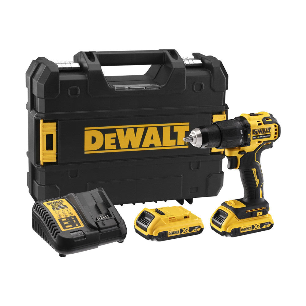 DeWalt DCD709L2T Brushless Κρουστικό Δραπανοκατσάβιδο Μπαταρίας 18V Li-Ion Με 2 Μπαταρίες 3.0Ah & Βαλίτσα T-Stak