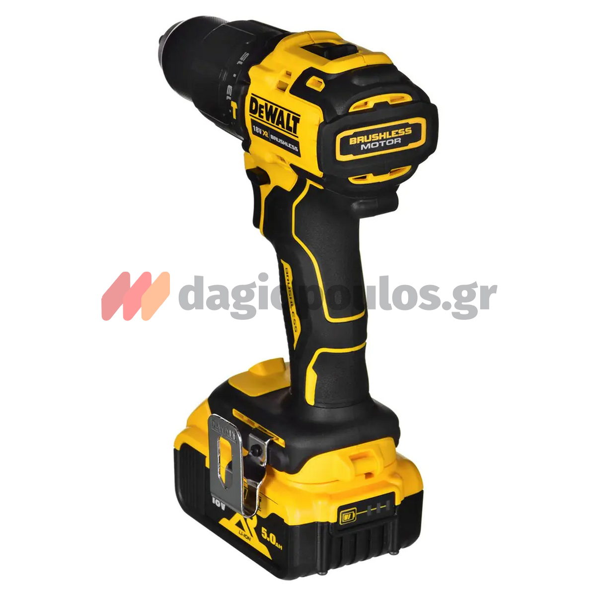 DeWalt DCD709P2T Brushless Κρουστικό Δραπανοκατσάβιδο Μπαταρίας 18V Li-Ion Με 2 Μπαταρίες 5.0Ah & Βαλίτσα T-Stak