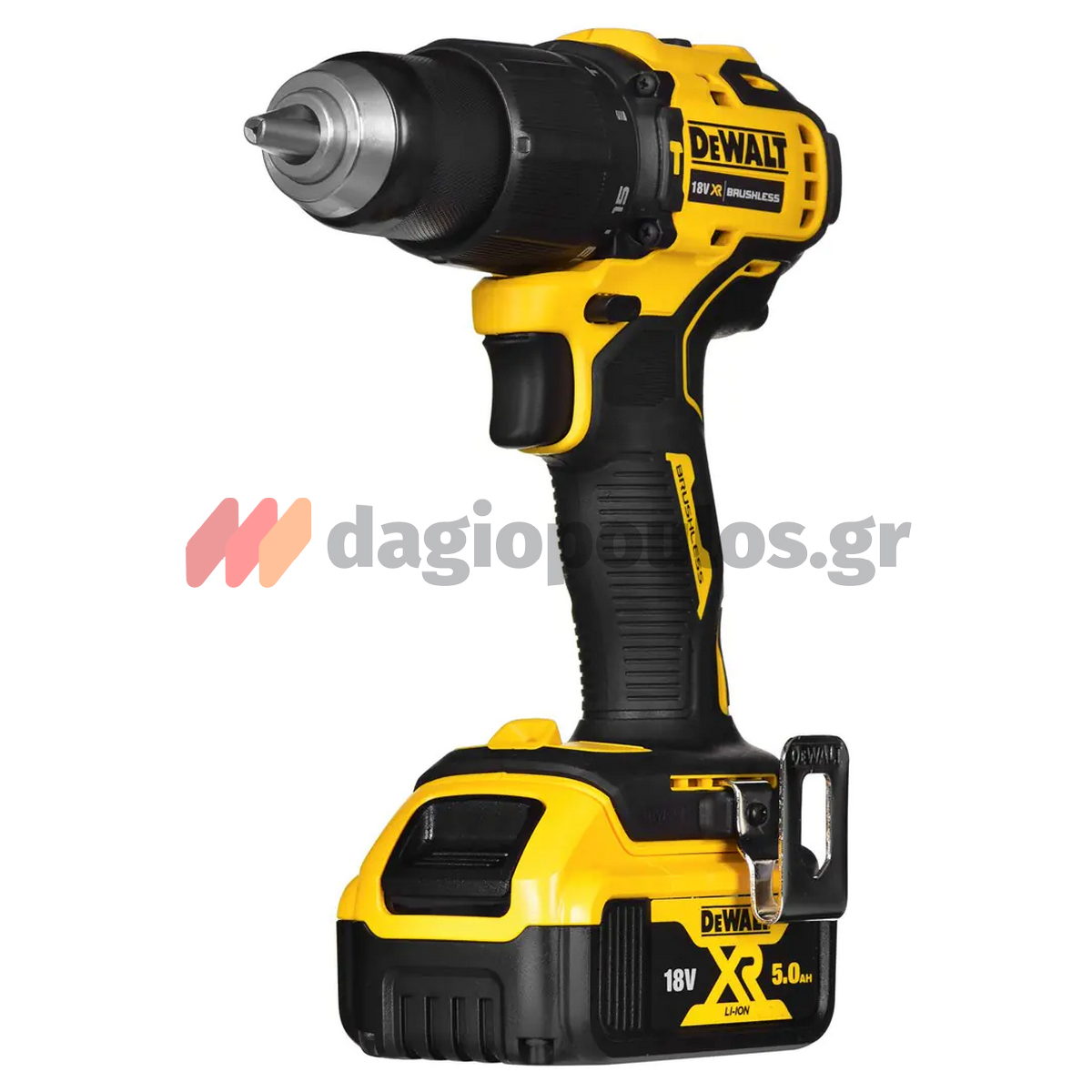 DeWalt DCK2062L2T Brushless Σετ Κρουστικό Δραπανοκατσάβιδο & Παλμικό Κατσαβίδι 18V Li-Ion Με 2 Μπαταρίες 3.0Ah & Βαλίτσα T-Stak