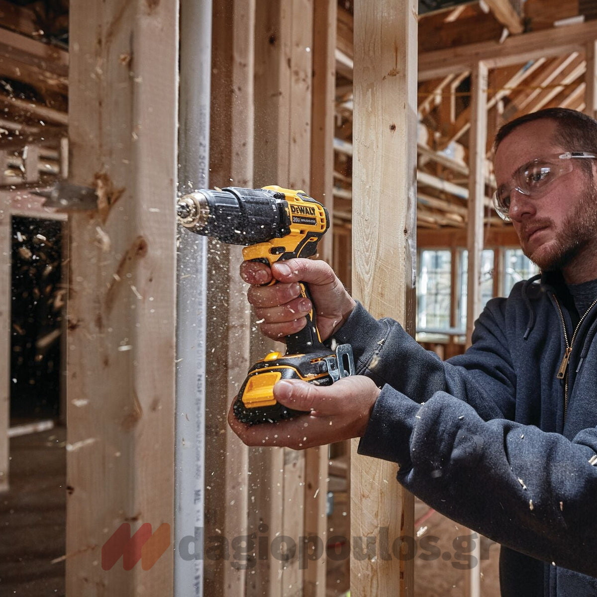 DeWalt DCD709P2T Brushless Κρουστικό Δραπανοκατσάβιδο Μπαταρίας 18V Li-Ion Με 2 Μπαταρίες 5.0Ah & Βαλίτσα T-Stak