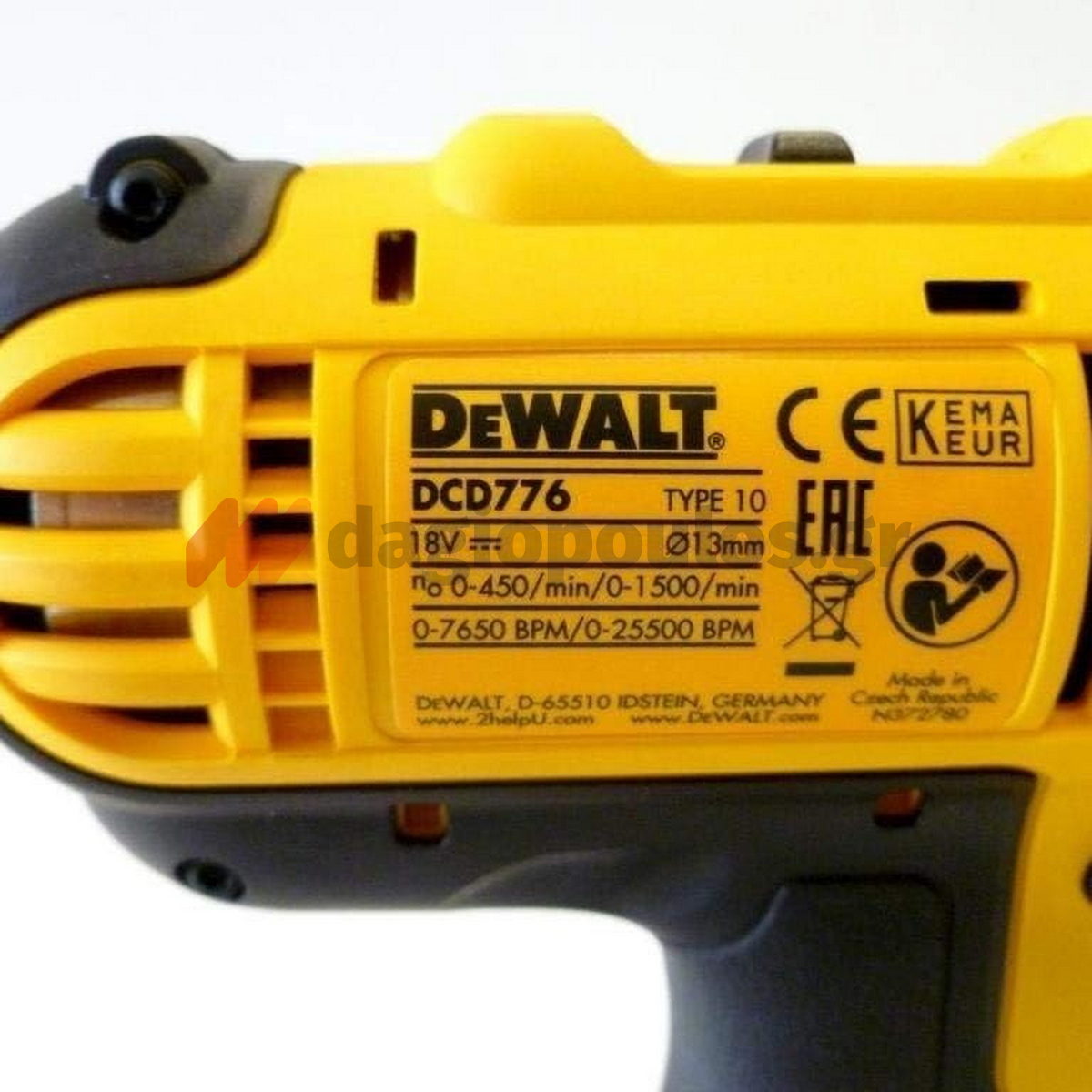 DeWalt DCD776C2-QW Κρουστικό Δραπανοκατσάβιδο Μπαταρίας 18V Li-Ion Με 2 Μπαταρίες 1.3Ah - Βαλίτσα