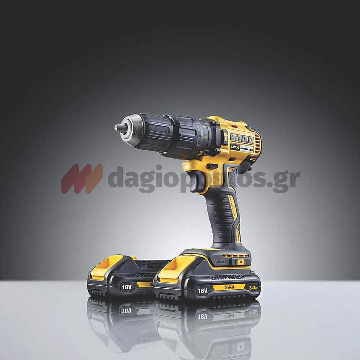 DeWalt DCD778S2T Brushless Κρουστικό Δραπανοκατσάβιδο Μπαταρίας 18V Li-Ion Με 2 Μπαταρίες 1.5Ah & Βαλίτσα T-Stak