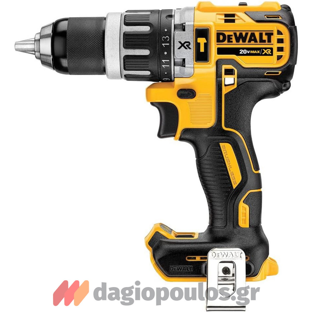 DeWalt DCD796D2 Brushless Κρουστικό Δραπανοκατσάβιδο Μπαταρίας 18V Li-Ion Με 2 Μπαταρίες 2.0Ah & Βαλίτσα T-Stak