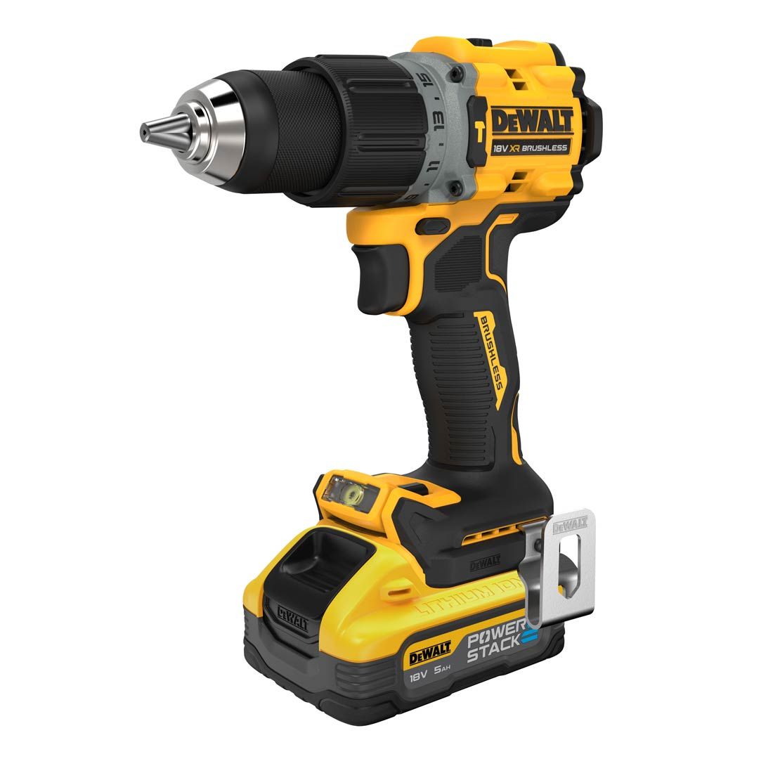 DeWalt DCK2050E2T-QW Brushless Συλλογή Κρουστικό Δραπανοκατσάβιδο & Παλμικό Κατσαβίδι 18V Li-Ion Με 2 Μπαταρίες 1.7Ah & Βαλίτσα T-Stak