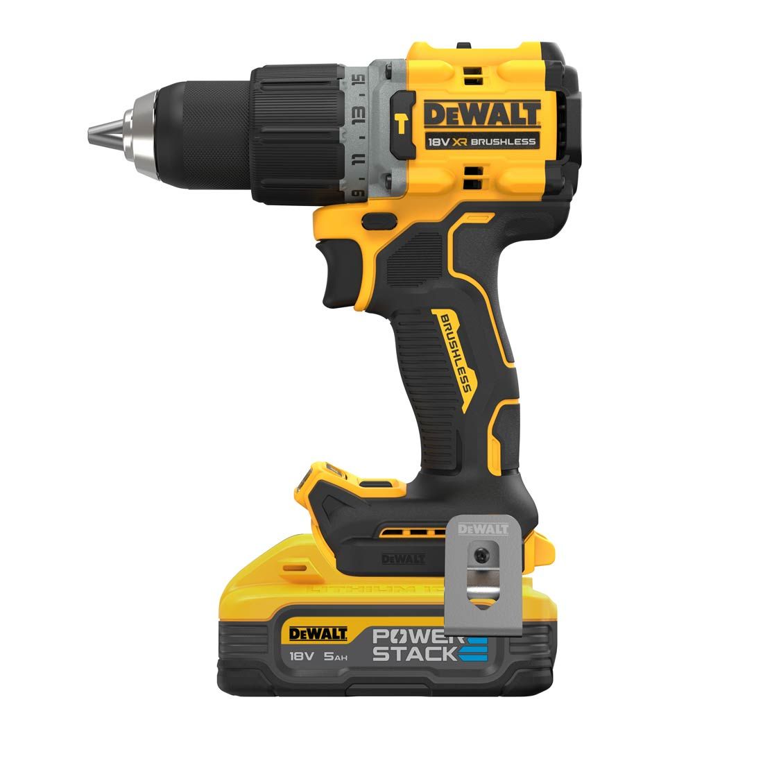 DeWalt DCK2050E2T-QW Brushless Συλλογή Κρουστικό Δραπανοκατσάβιδο & Παλμικό Κατσαβίδι 18V Li-Ion Με 2 Μπαταρίες 1.7Ah & Βαλίτσα T-Stak