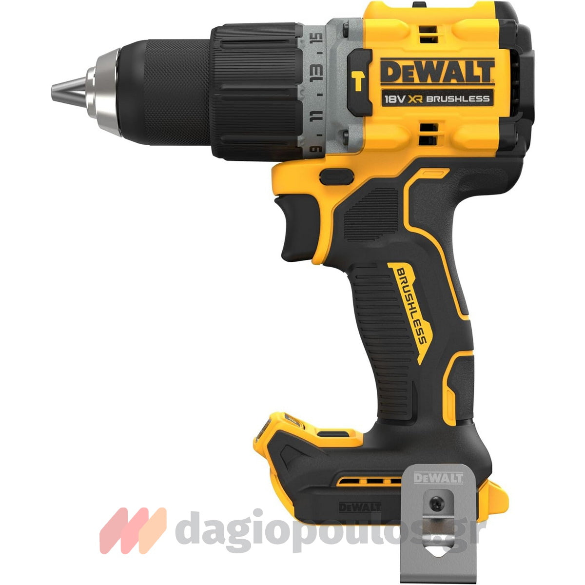 DeWalt DCK2050H2T-QW Brushless Συλλογή Κρουστικό Δραπανοκατσάβιδο & Παλμικό Κατσαβίδι 18V Li-Ion Με 2 Μπαταρίες 5.0Ah & Βαλίτσα T-Stak