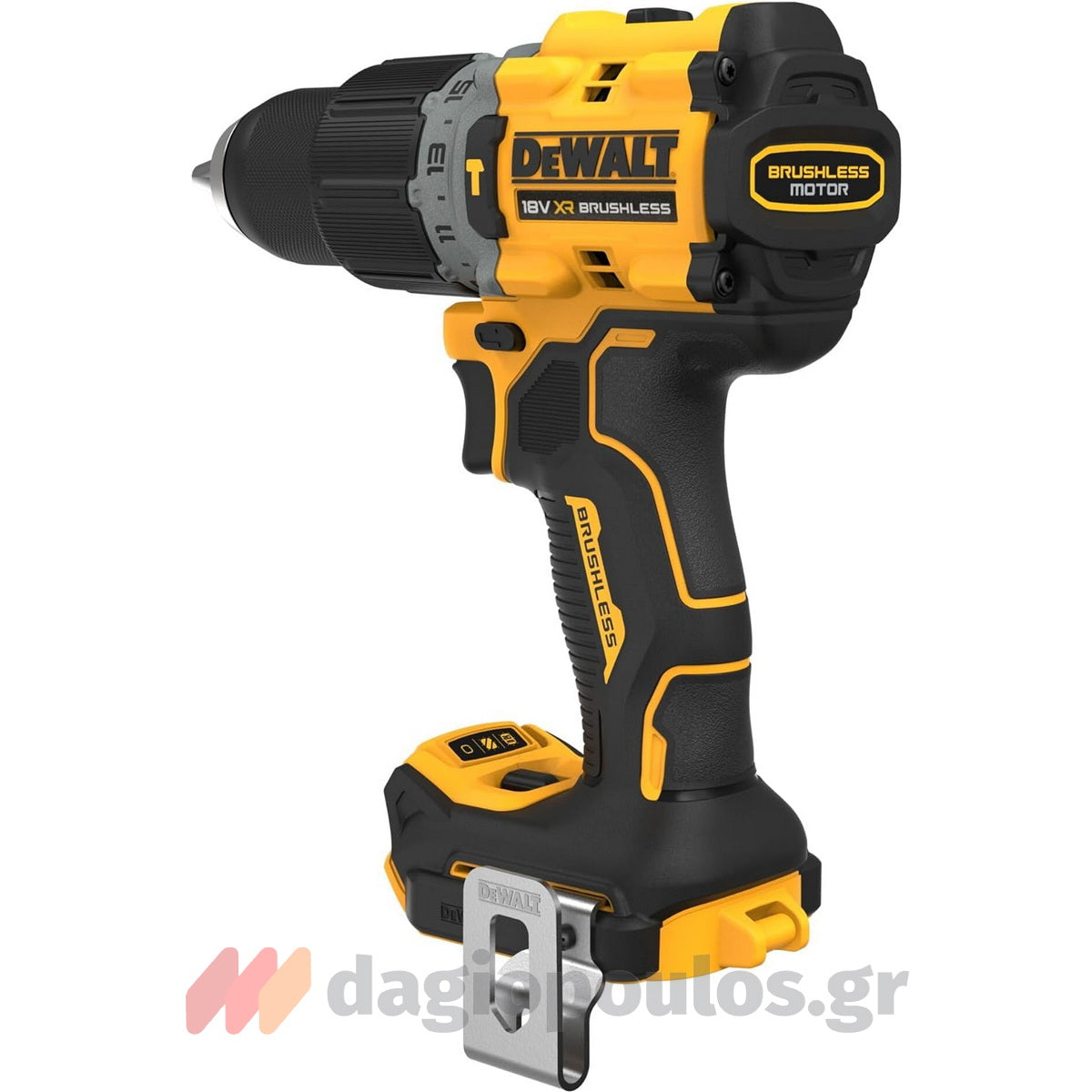 DeWalt DCK2050H2T-QW Brushless Συλλογή Κρουστικό Δραπανοκατσάβιδο & Παλμικό Κατσαβίδι 18V Li-Ion Με 2 Μπαταρίες 5.0Ah & Βαλίτσα T-Stak