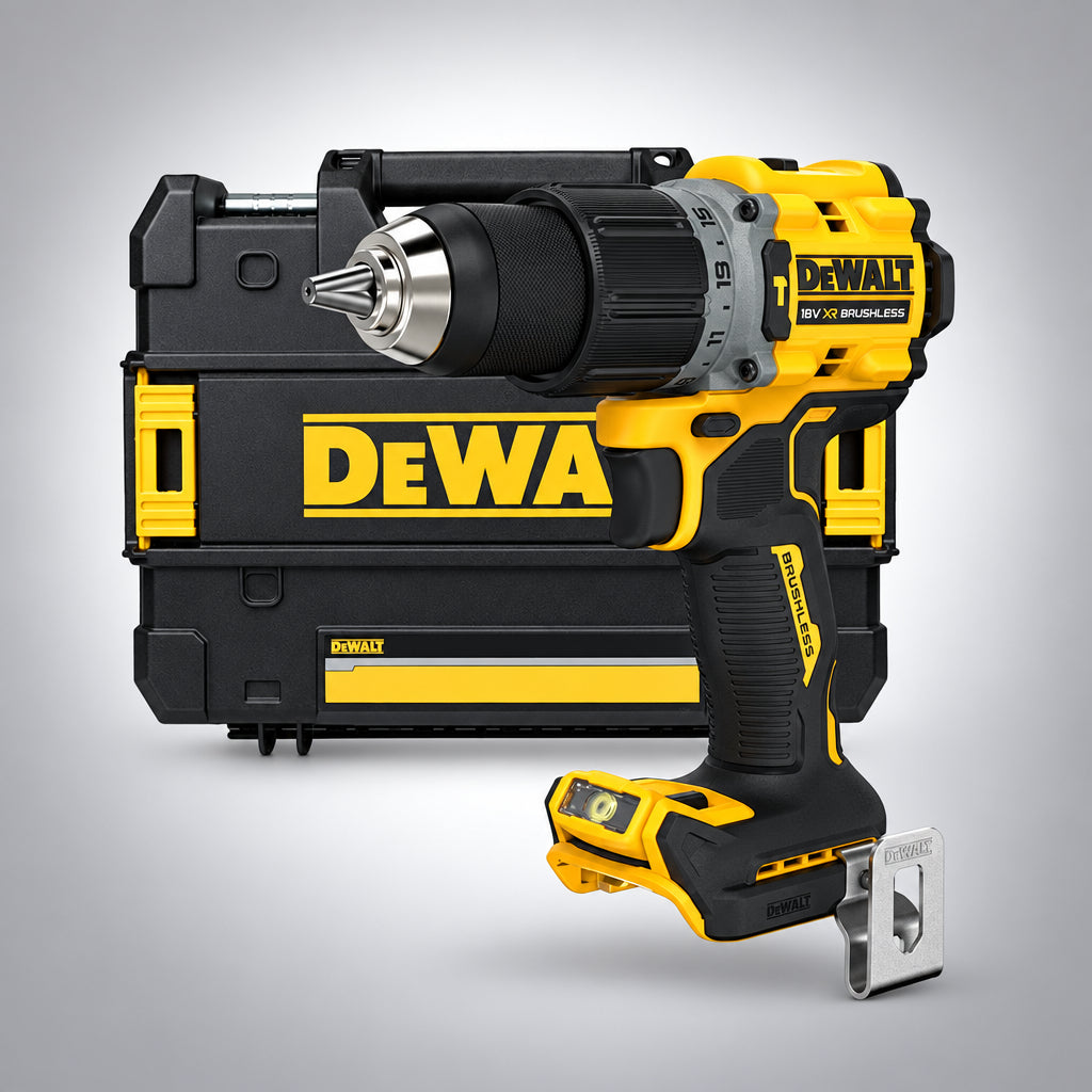 DeWalt DCD805NT-XJ Brushless Κρουστικό Δραπανοκατσάβιδο Μπαταρίας 18V Li-Ion SOLO & Βαλίτσα T-Stak