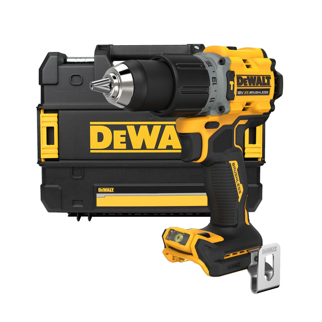 DeWalt DCD805NT-XJ Brushless Κρουστικό Δραπανοκατσάβιδο Μπαταρίας 18V Li-Ion SOLO & Βαλίτσα T-Stak