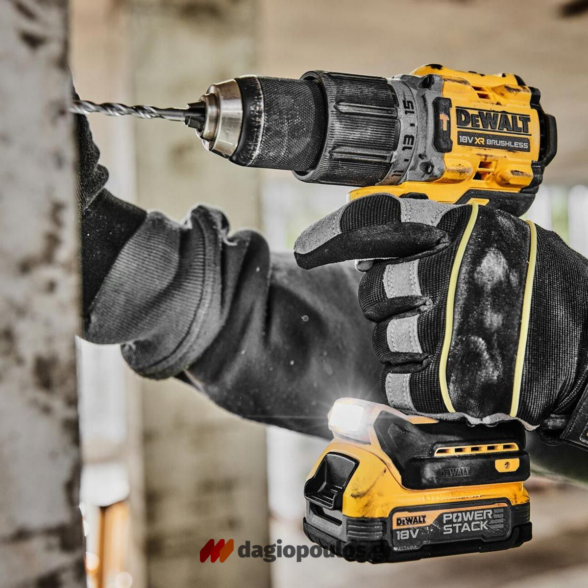 DeWalt DCD805NT-XJ Brushless Κρουστικό Δραπανοκατσάβιδο Μπαταρίας 18V Li-Ion SOLO & Βαλίτσα T-Stak