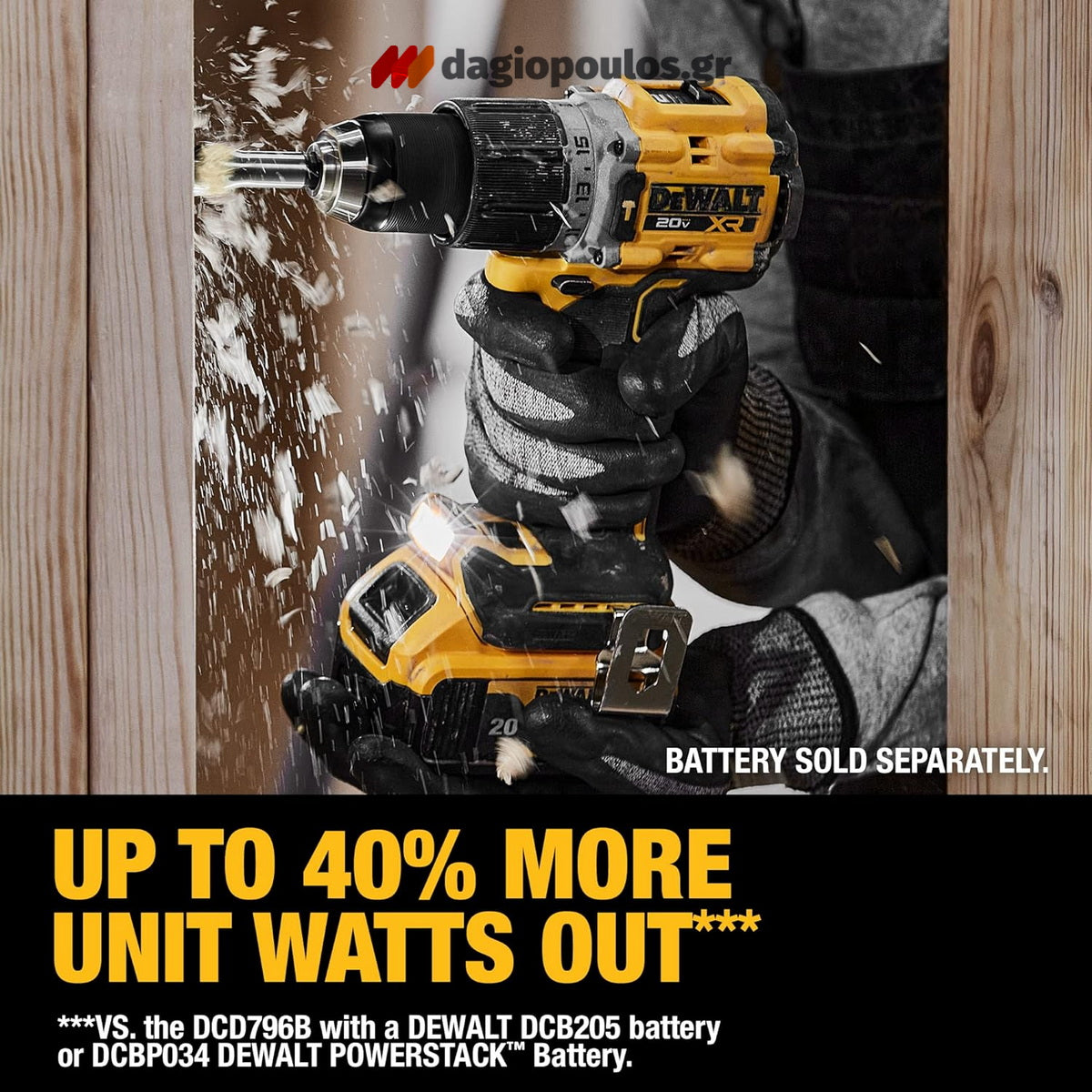 DeWalt DCD805NT-XJ Brushless Κρουστικό Δραπανοκατσάβιδο Μπαταρίας 18V Li-Ion SOLO & Βαλίτσα T-Stak