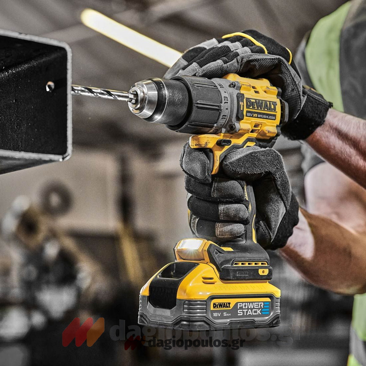 DeWalt DCD805NT-XJ Brushless Κρουστικό Δραπανοκατσάβιδο Μπαταρίας 18V Li-Ion SOLO & Βαλίτσα T-Stak