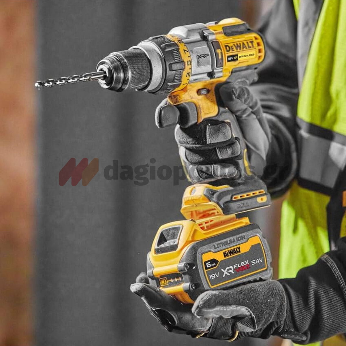 DeWalt DCD996P2 Brushless Κρουστικό Δραπανοκατσάβιδο Μπαταρίας 18V Li-Ion Με 2 Μπαταρίες 5.0Ah & Βαλίτσα T-Stak