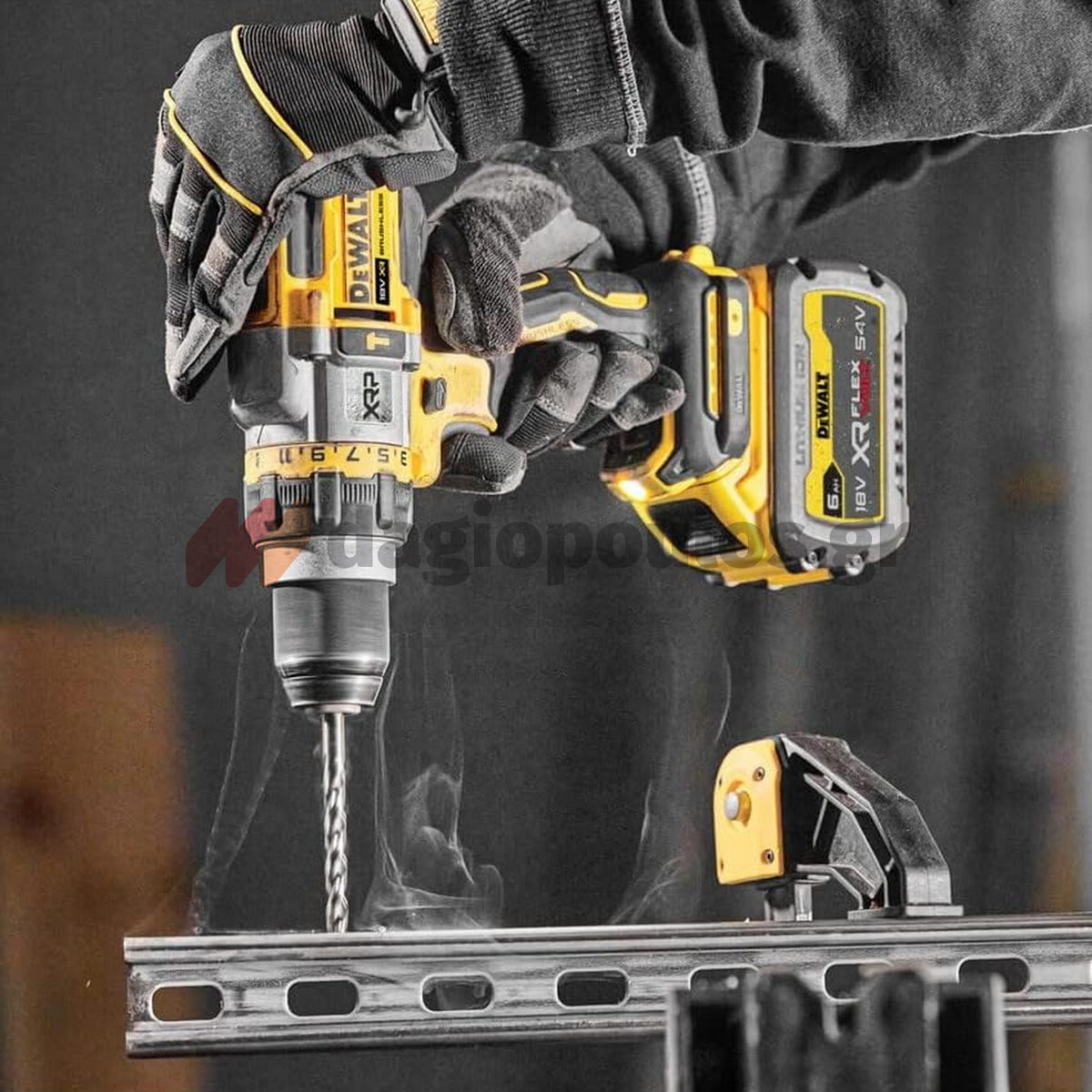DeWalt DCD996Τ2 Brushless Κρουστικό Δραπανοκατσάβιδο Μπαταρίας 18V Li-Ion Με 2 Μπαταρίες 6.0Ah & Βαλίτσα T-Stak