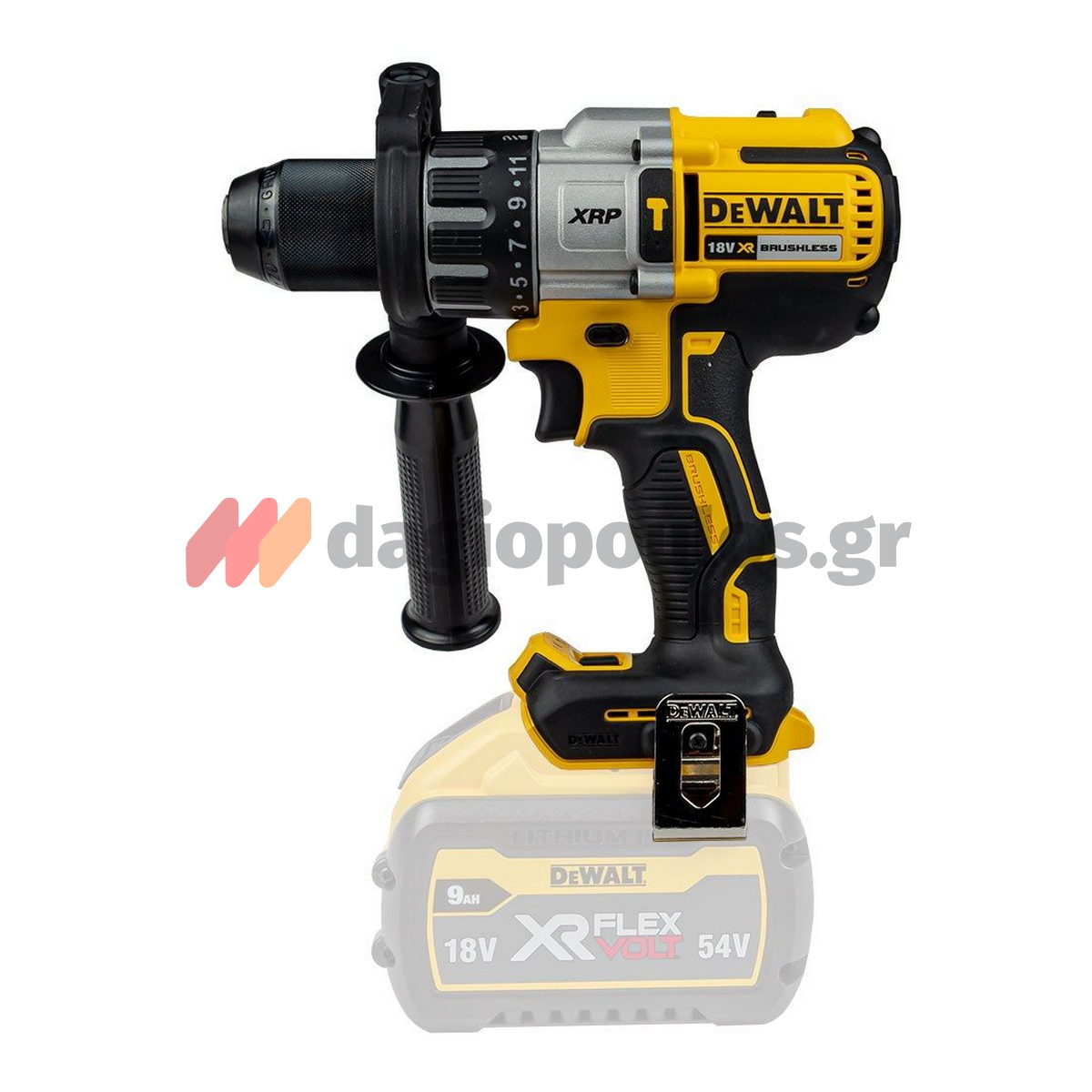 DeWalt DCK276P3T Brushless Συλλογή Δραπανοκατσάβιδο & Παλμικό Κατσαβίδι Μπαταρίας 18V Li-Ion Με 3 Μπαταρίες 5.0Ah & Βαλίτσα T-Stak