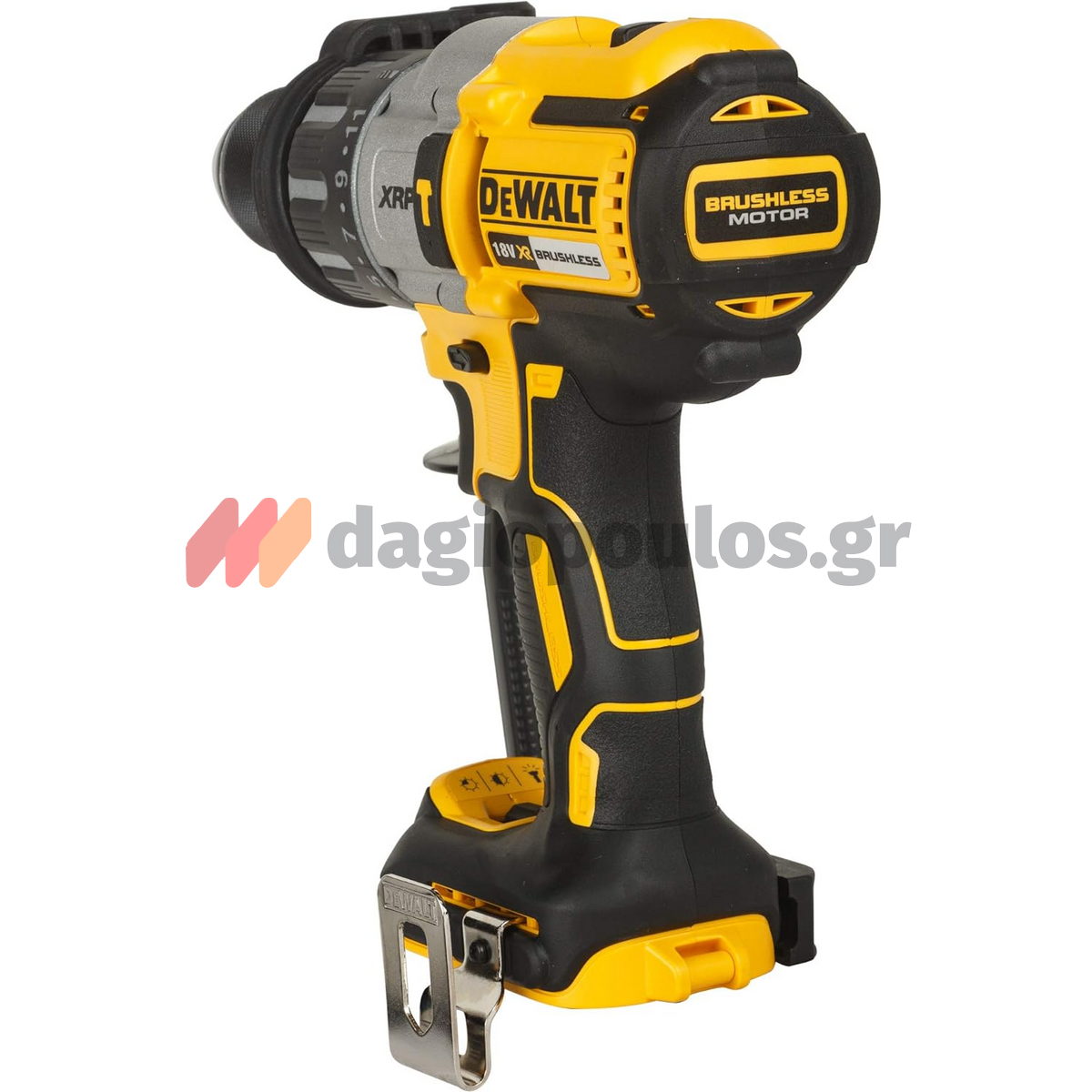 DeWalt DCD996NT-XJ Brushless Κρουστικό Δραπανοκατσάβιδο Μπαταρίας 18V Li-Ion SOLO & Βαλίτσα T-Stak