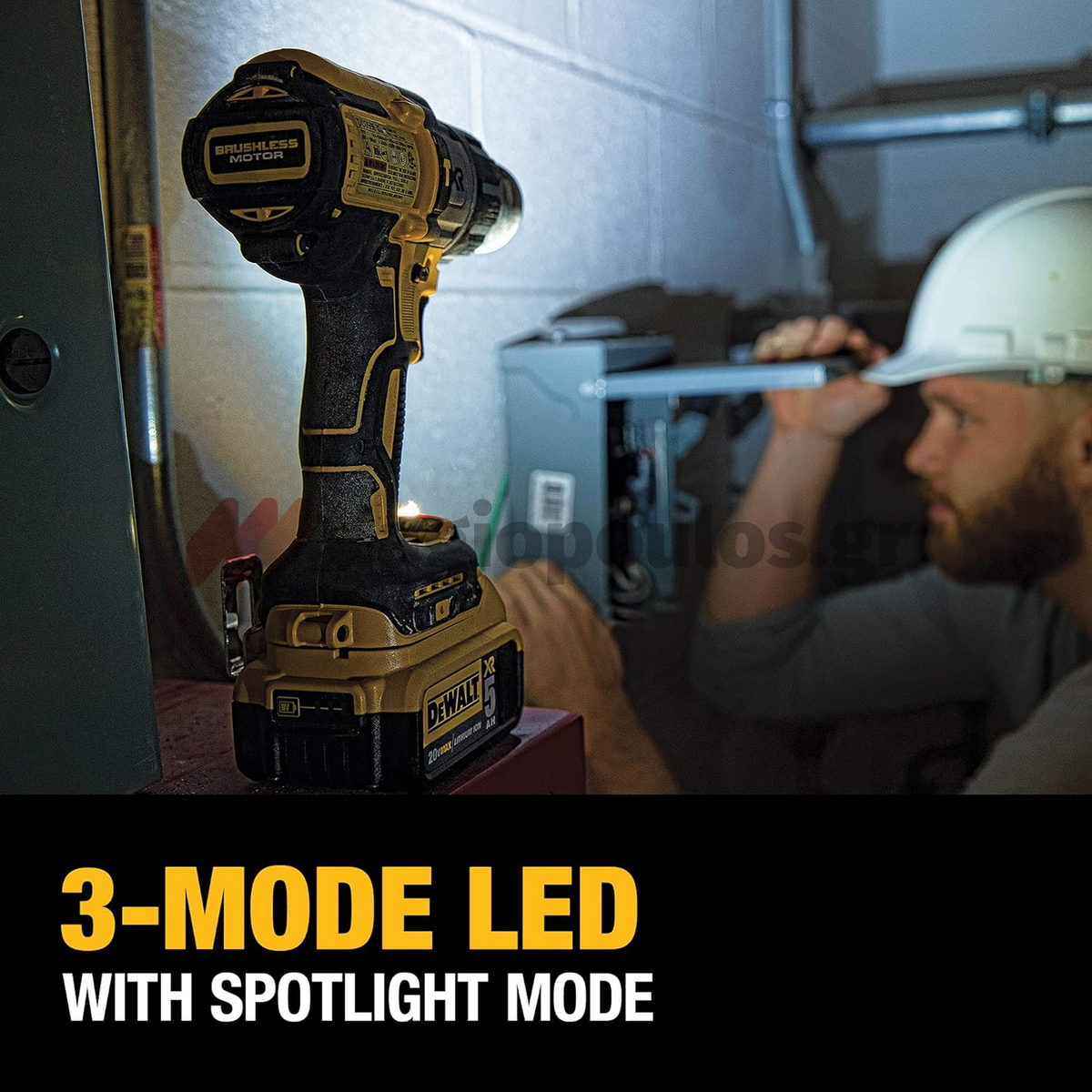 DeWalt DCD996Τ2 Brushless Κρουστικό Δραπανοκατσάβιδο Μπαταρίας 18V Li-Ion Με 2 Μπαταρίες 6.0Ah & Βαλίτσα T-Stak