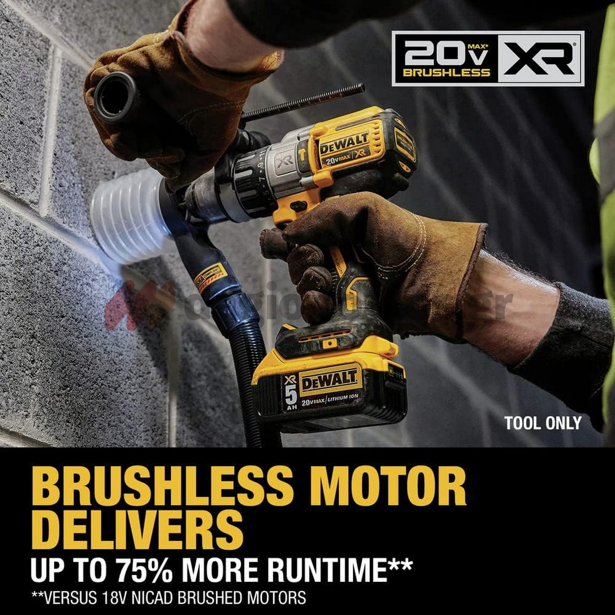 DeWalt DCD996Τ2 Brushless Κρουστικό Δραπανοκατσάβιδο Μπαταρίας 18V Li-Ion Με 2 Μπαταρίες 6.0Ah & Βαλίτσα T-Stak