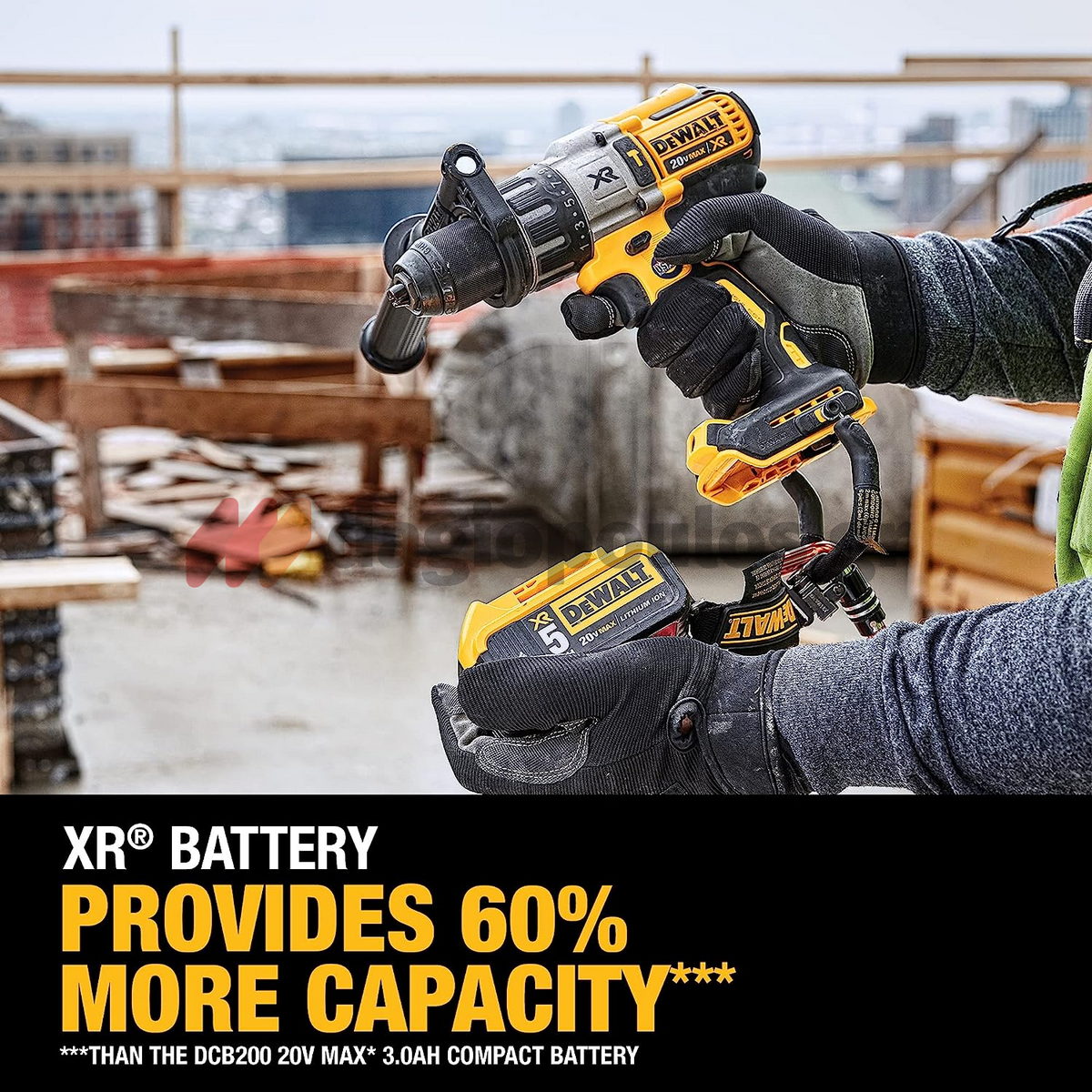 DeWalt DCD996Τ2 Brushless Κρουστικό Δραπανοκατσάβιδο Μπαταρίας 18V Li-Ion Με 2 Μπαταρίες 6.0Ah & Βαλίτσα T-Stak