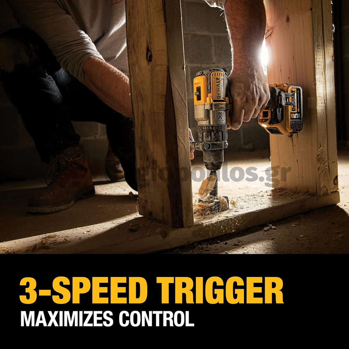 DeWalt DCD996Τ2 Brushless Κρουστικό Δραπανοκατσάβιδο Μπαταρίας 18V Li-Ion Με 2 Μπαταρίες 6.0Ah & Βαλίτσα T-Stak