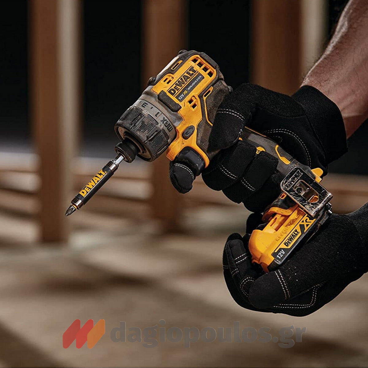 DeWalt DCF601N-XJ Brushless Κατσαβίδι Παλμικό Μπαταρίας 12V Li-Ion SOLO