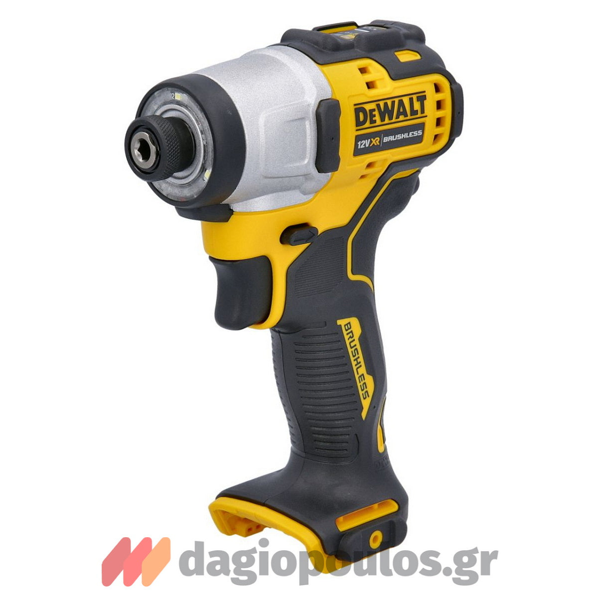 DeWalt DCF801D2-QW Brushless Κατσαβίδι Παλμικό Μπαταρίας 12V Li-Ion Με 2 Μπαταρίες 2.0Ah & Βαλίτσα T-Stak