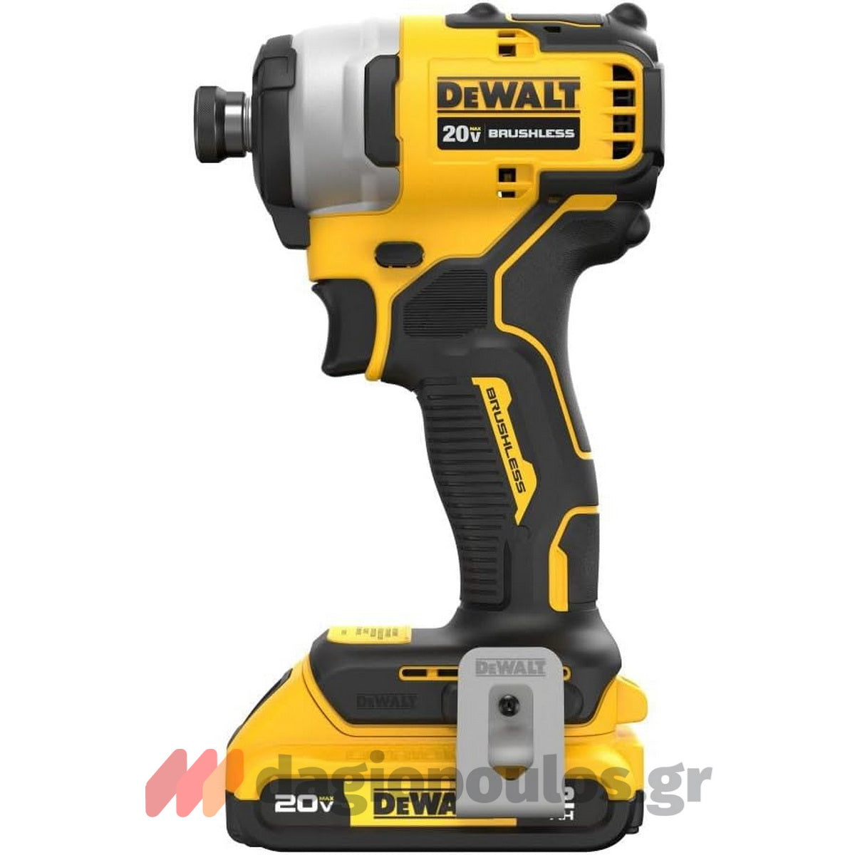 DeWalt DCK2062L2T Brushless Σετ Κρουστικό Δραπανοκατσάβιδο & Παλμικό Κατσαβίδι 18V Li-Ion Με 2 Μπαταρίες 3.0Ah & Βαλίτσα T-Stak