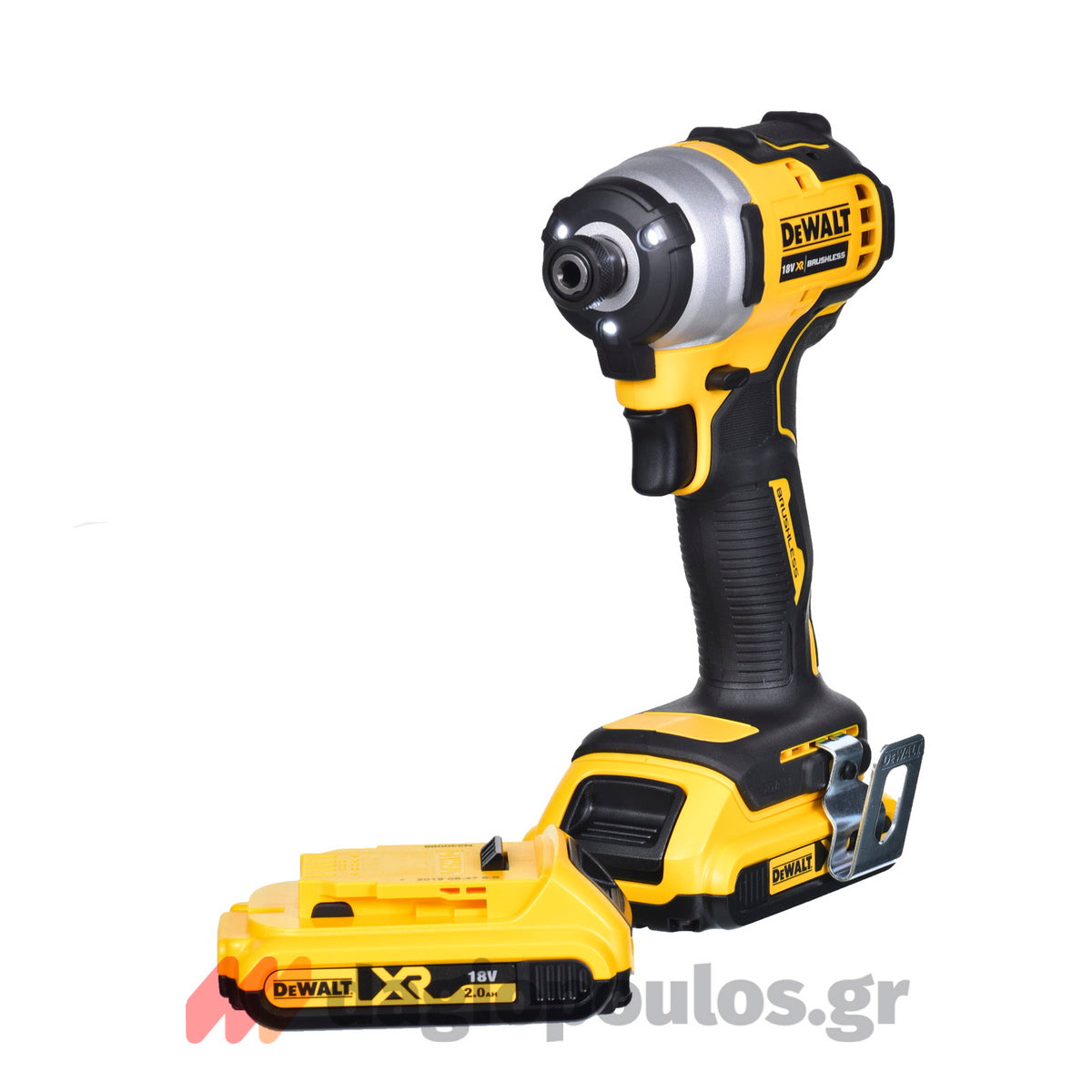 DeWalt DCF809D2T-QW Brushless Παλμικό Κατσαβίδι Μπαταρίας 18V Li-Ion Με 2 Μπαταρίες 2.0Ah & Βαλίτσα T-Stak