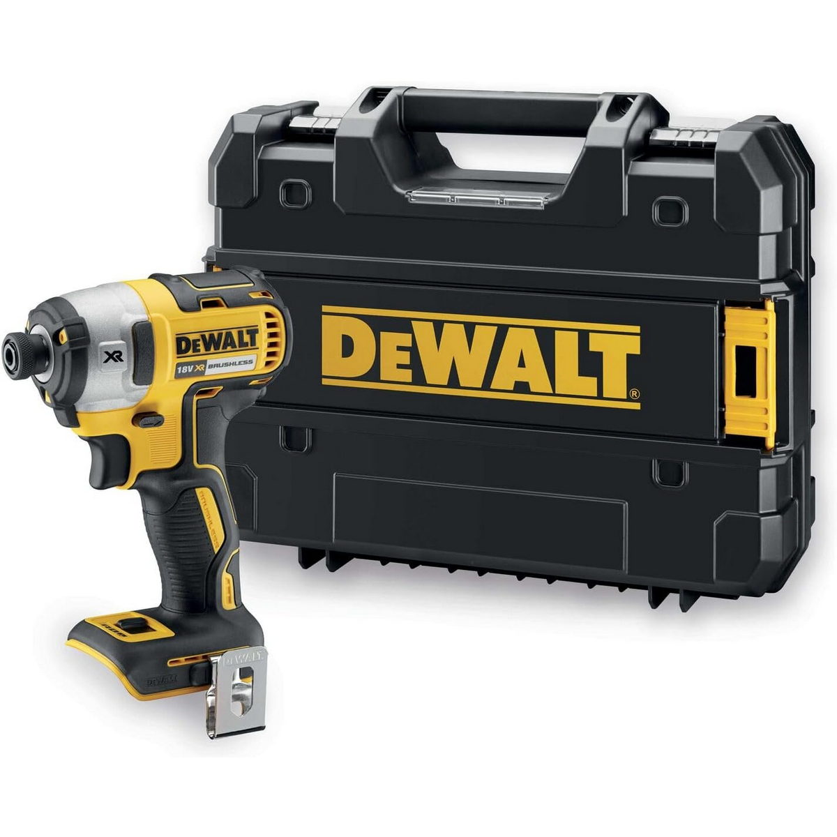 DeWalt DCF887NT Brushless Παλμικό Κατσαβίδι Μπαταρίας 18V Li-Ion 1/4" 205Nm SOLO & Βαλίτσα T-Stak