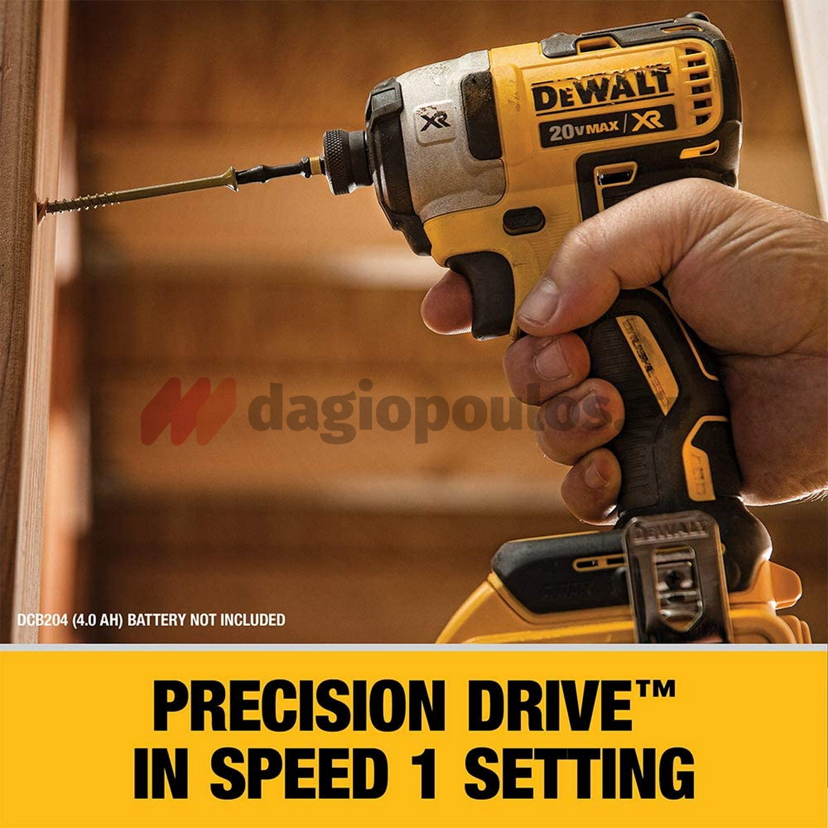 DeWalt DCF887NT Brushless Παλμικό Κατσαβίδι Μπαταρίας 18V Li-Ion 1/4" 205Nm SOLO & Βαλίτσα T-Stak