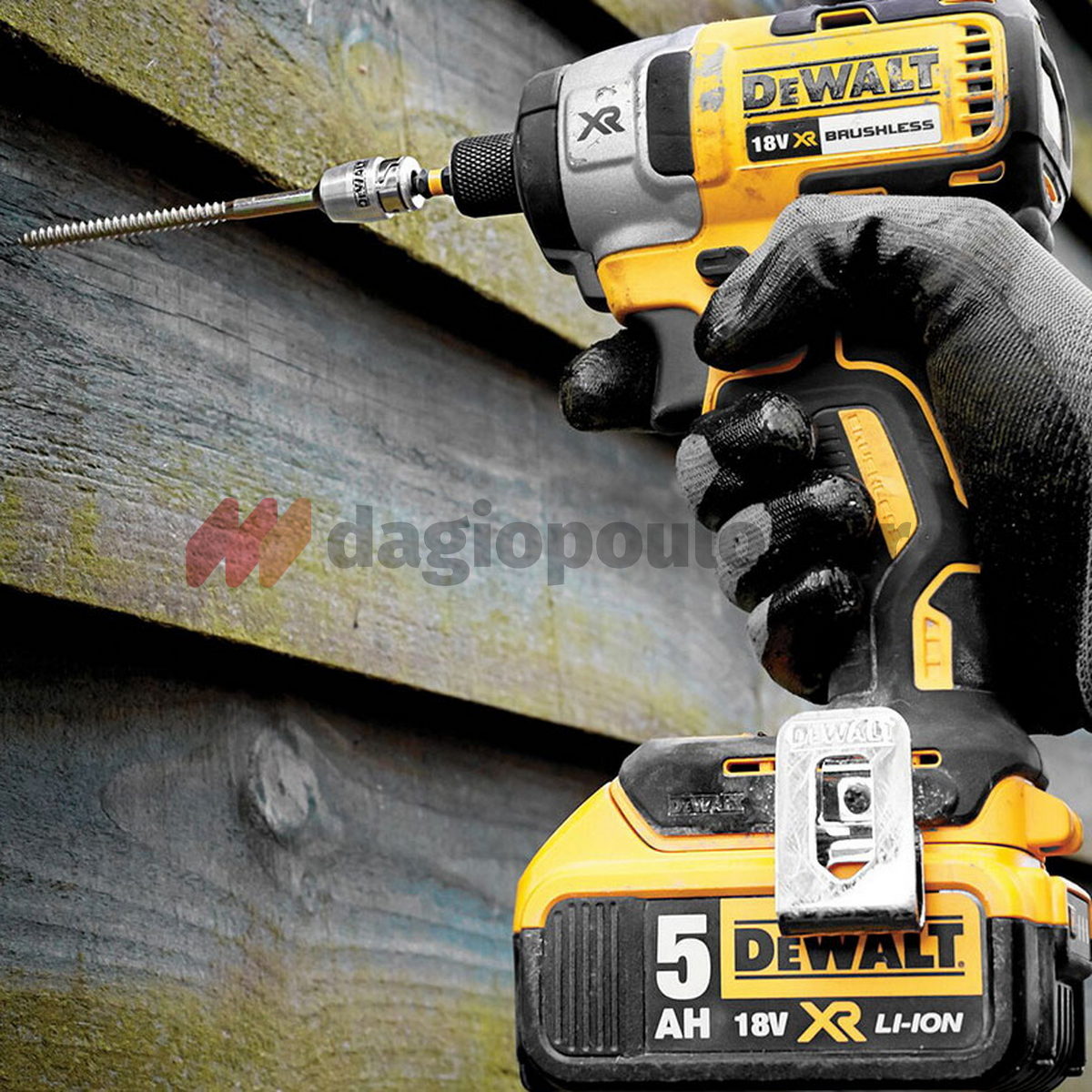 DeWalt DCF887NT Brushless Παλμικό Κατσαβίδι Μπαταρίας 18V Li-Ion 1/4" 205Nm SOLO & Βαλίτσα T-Stak